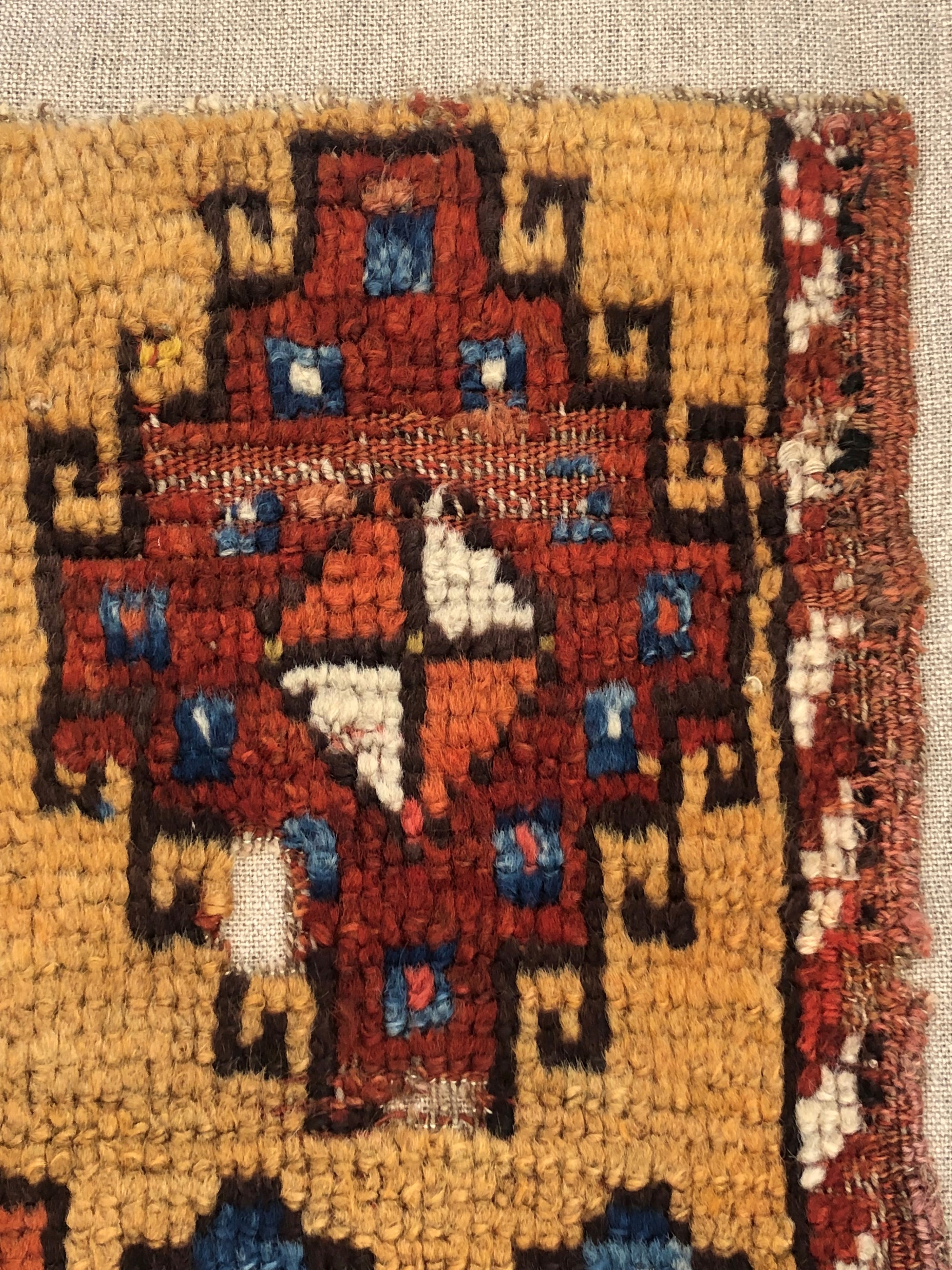 Frammento di Tappeto Konya. Anatolia Centrale