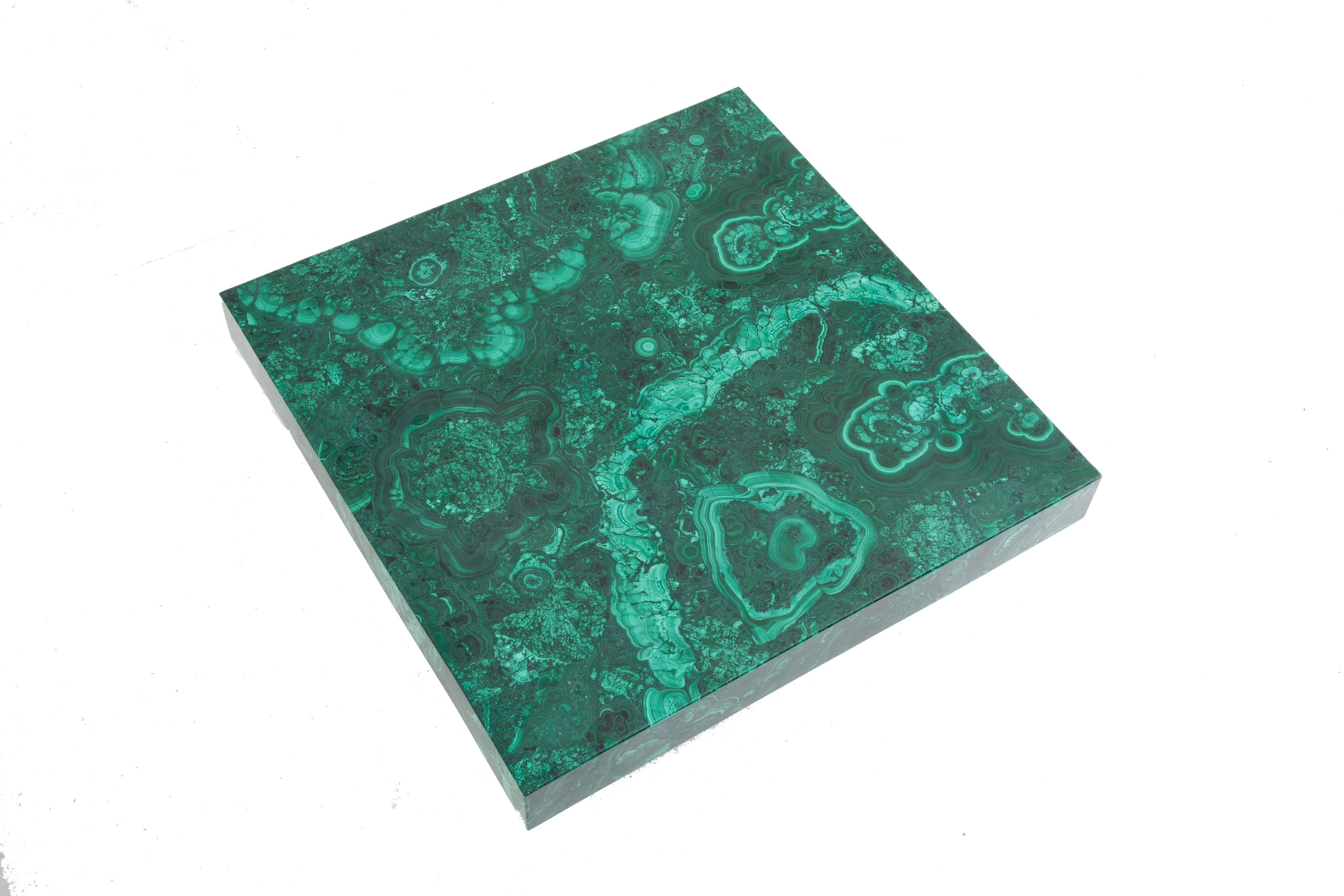 Coppia di Colonne in Malachite