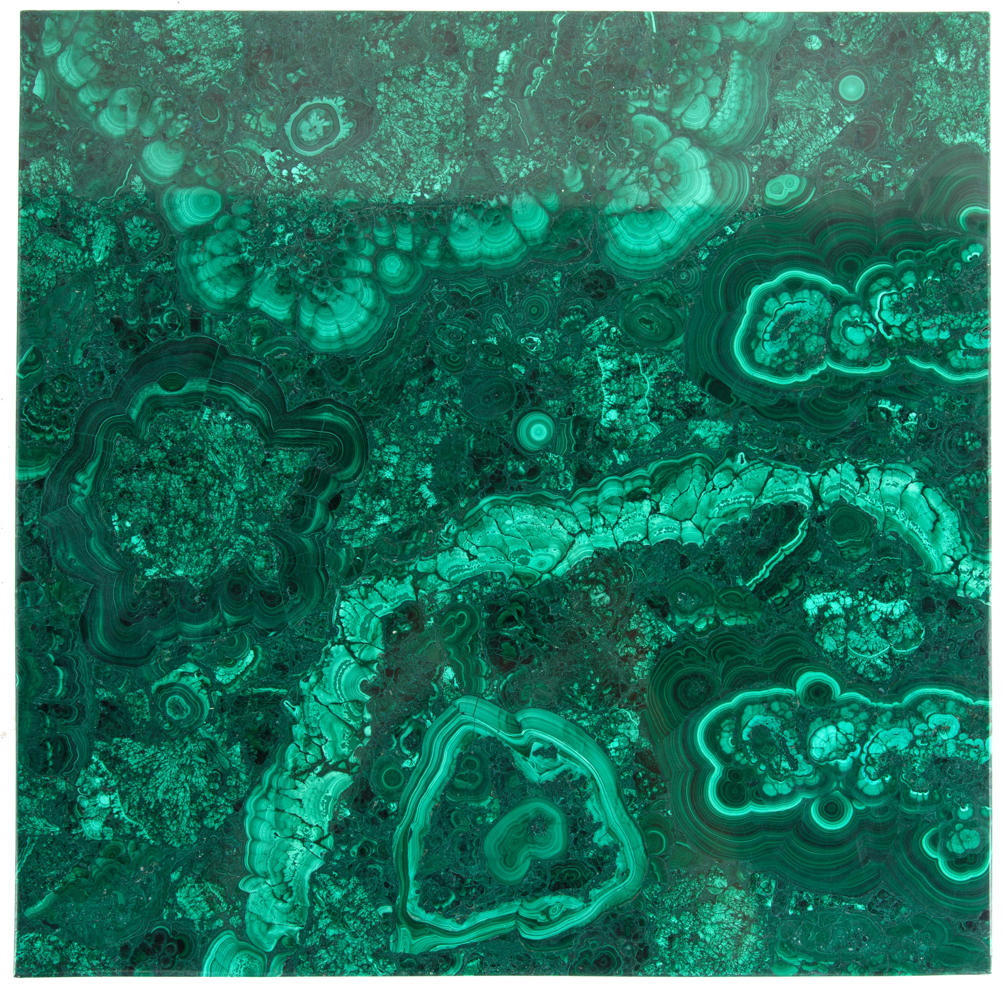 Coppia di Colonne in Malachite