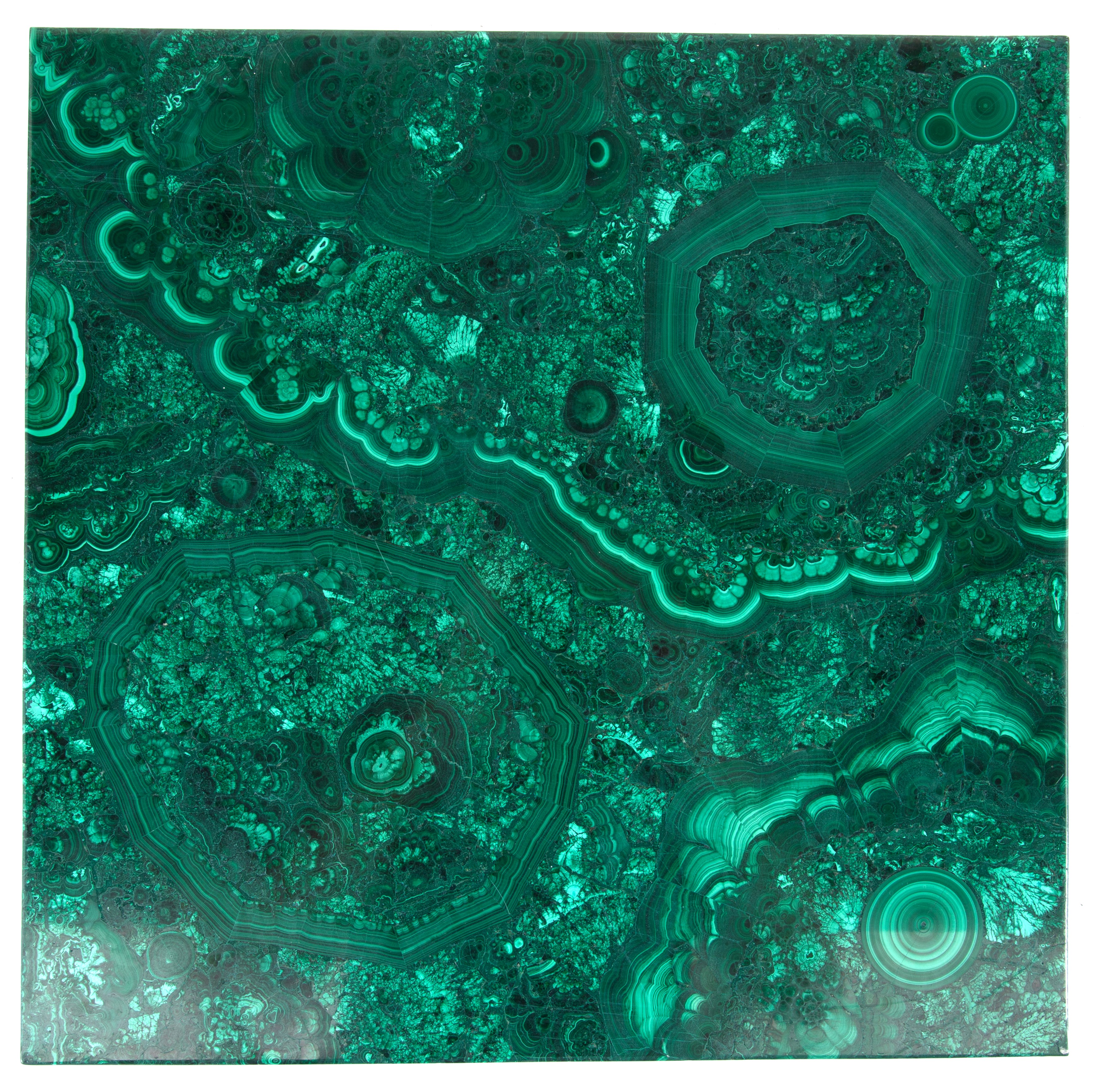Coppia di Colonne in Malachite