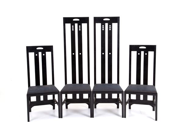 CHARLES RENNIE MACKINTOSH - Quattro sedie per CASSINA