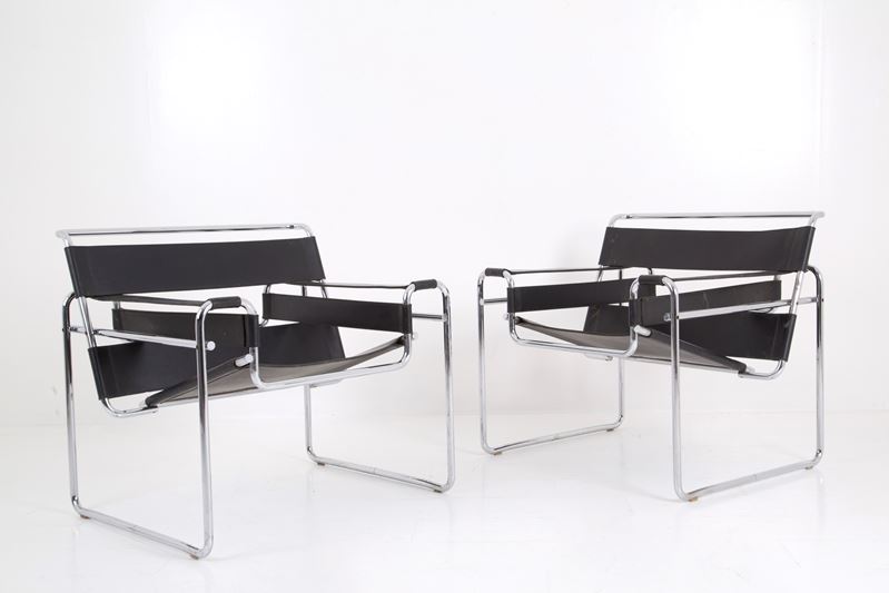 Marcel Breuer - Coppia di Poltrone Wassily