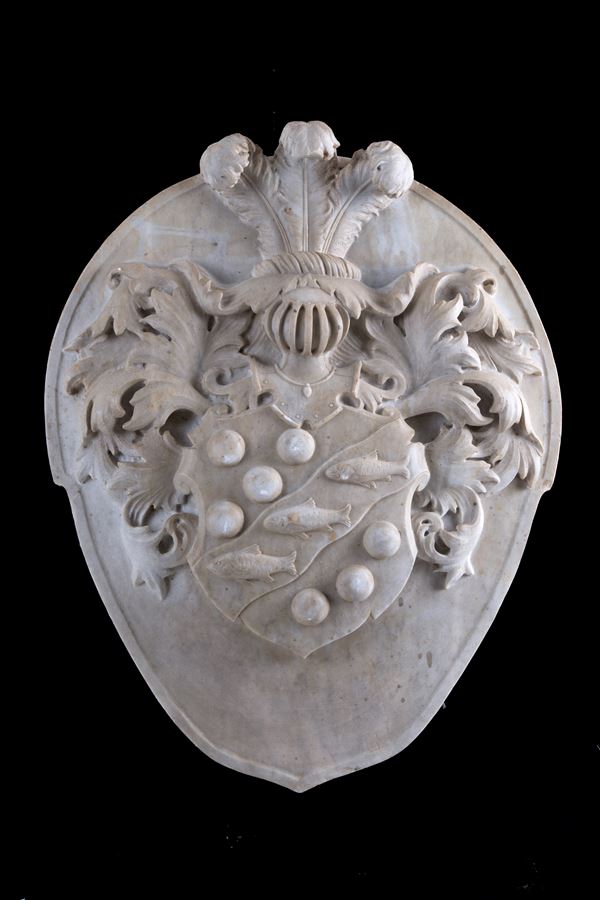 Marble coat of arms