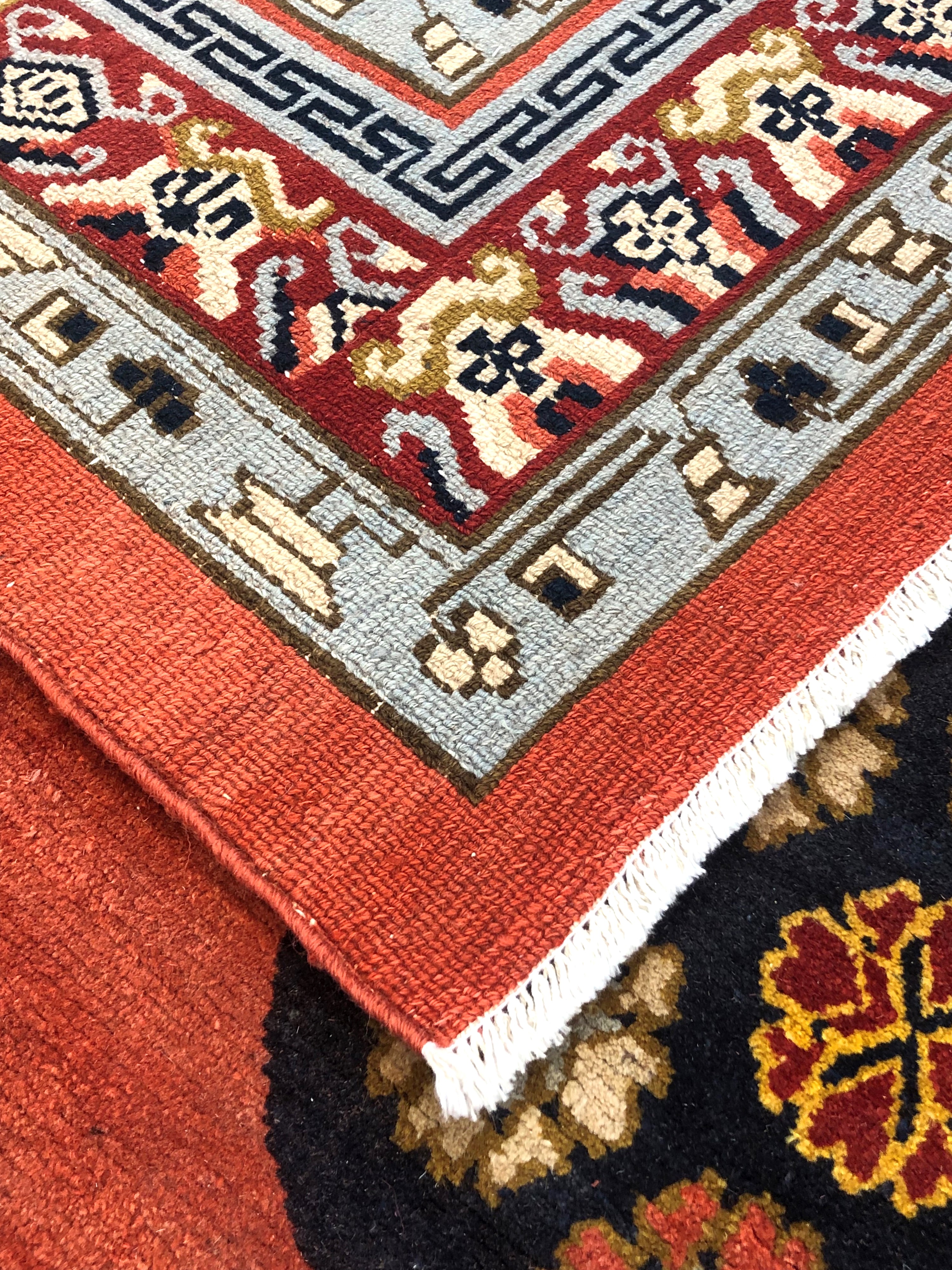 Tappeto Tibet. Turkestan Orientale