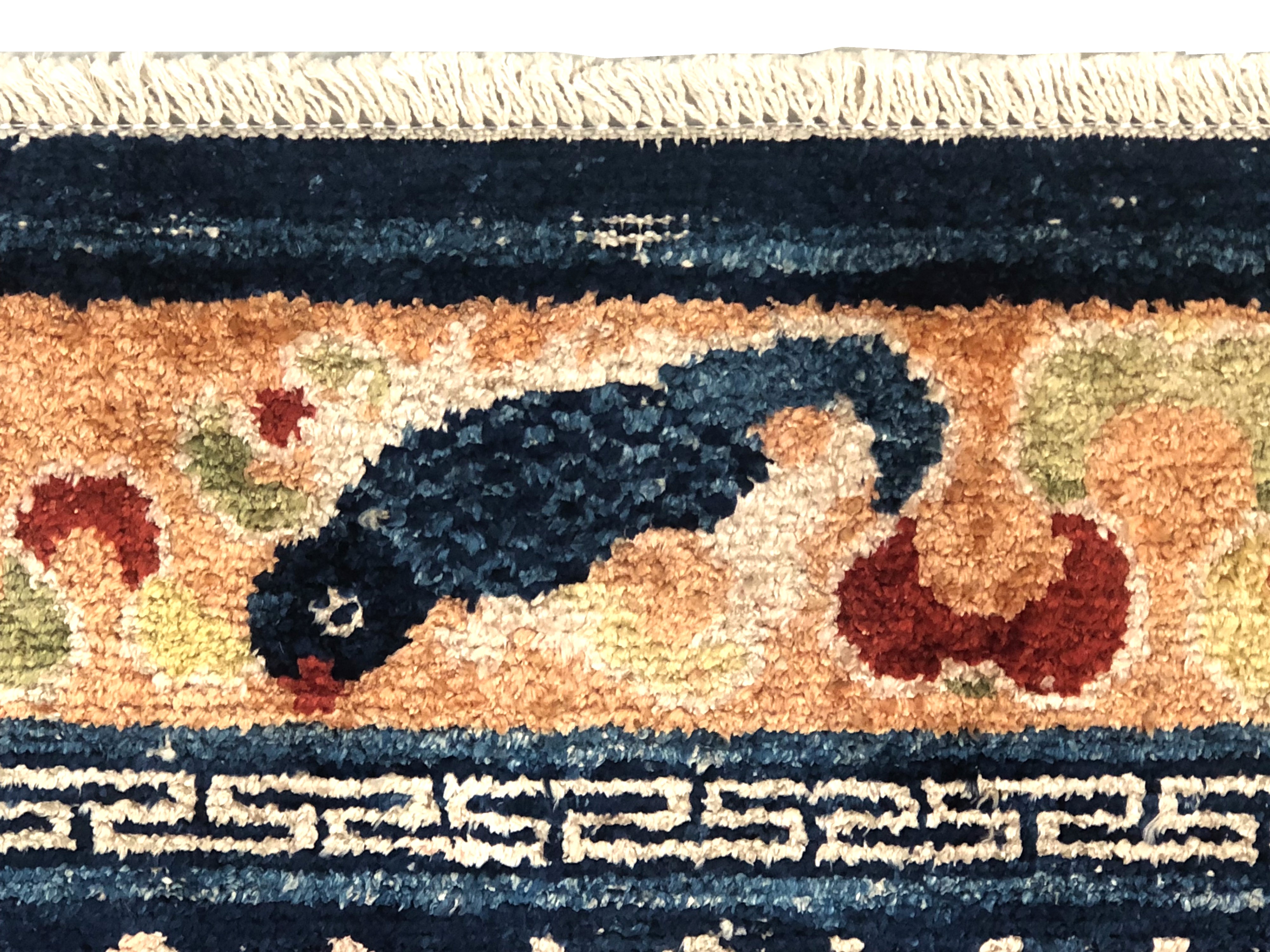 Tappeto Pekino in seta. Cina