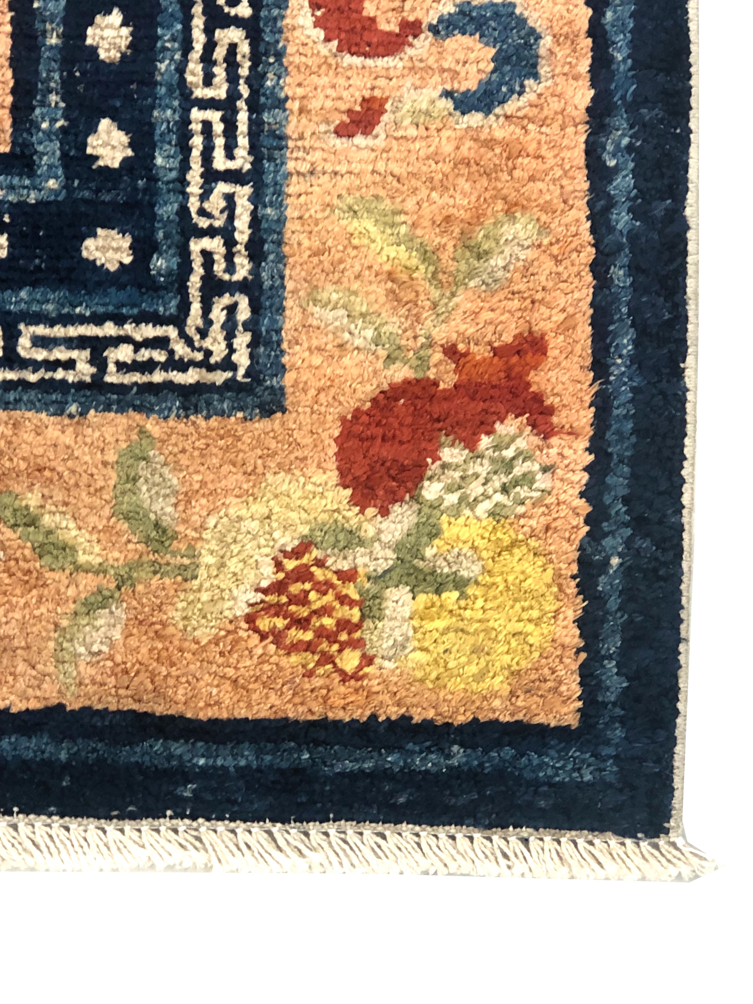 Tappeto Pekino in seta. Cina