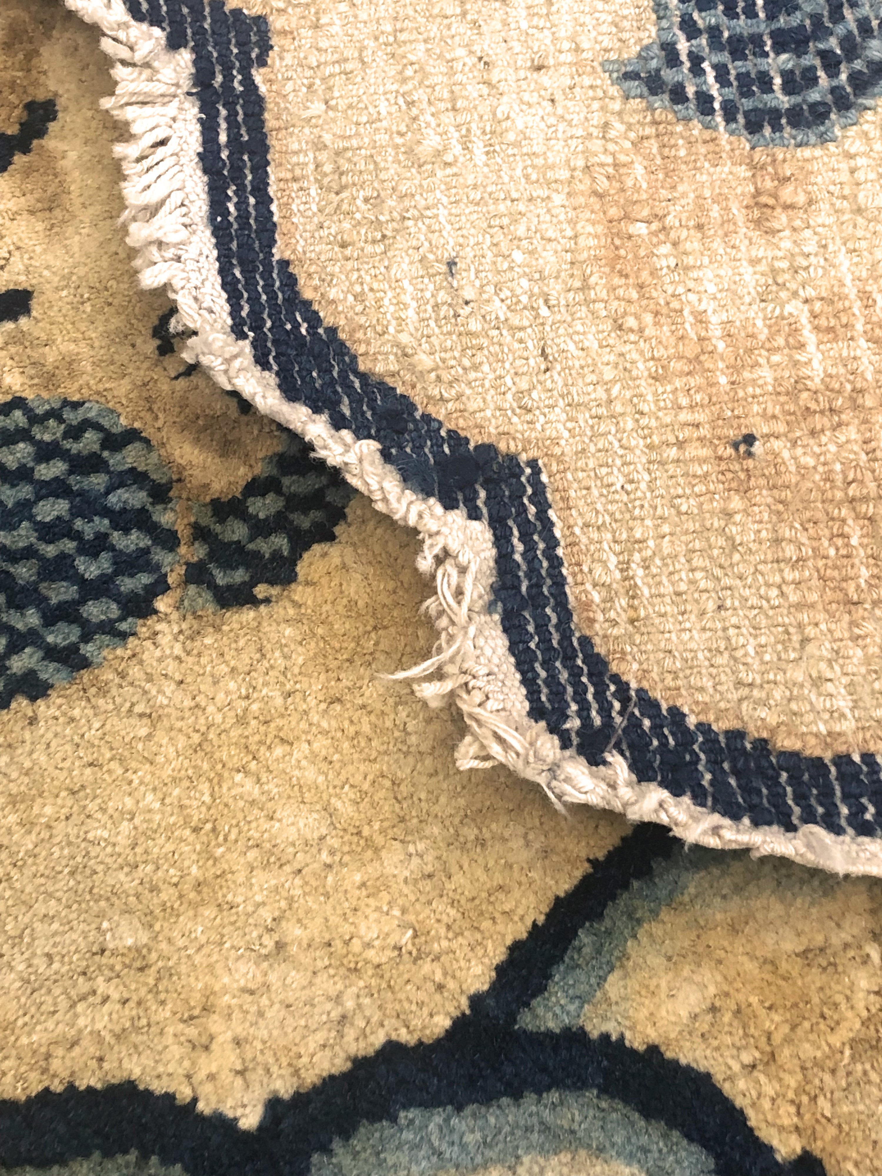 Tappeto da trono Ningxia. Cina