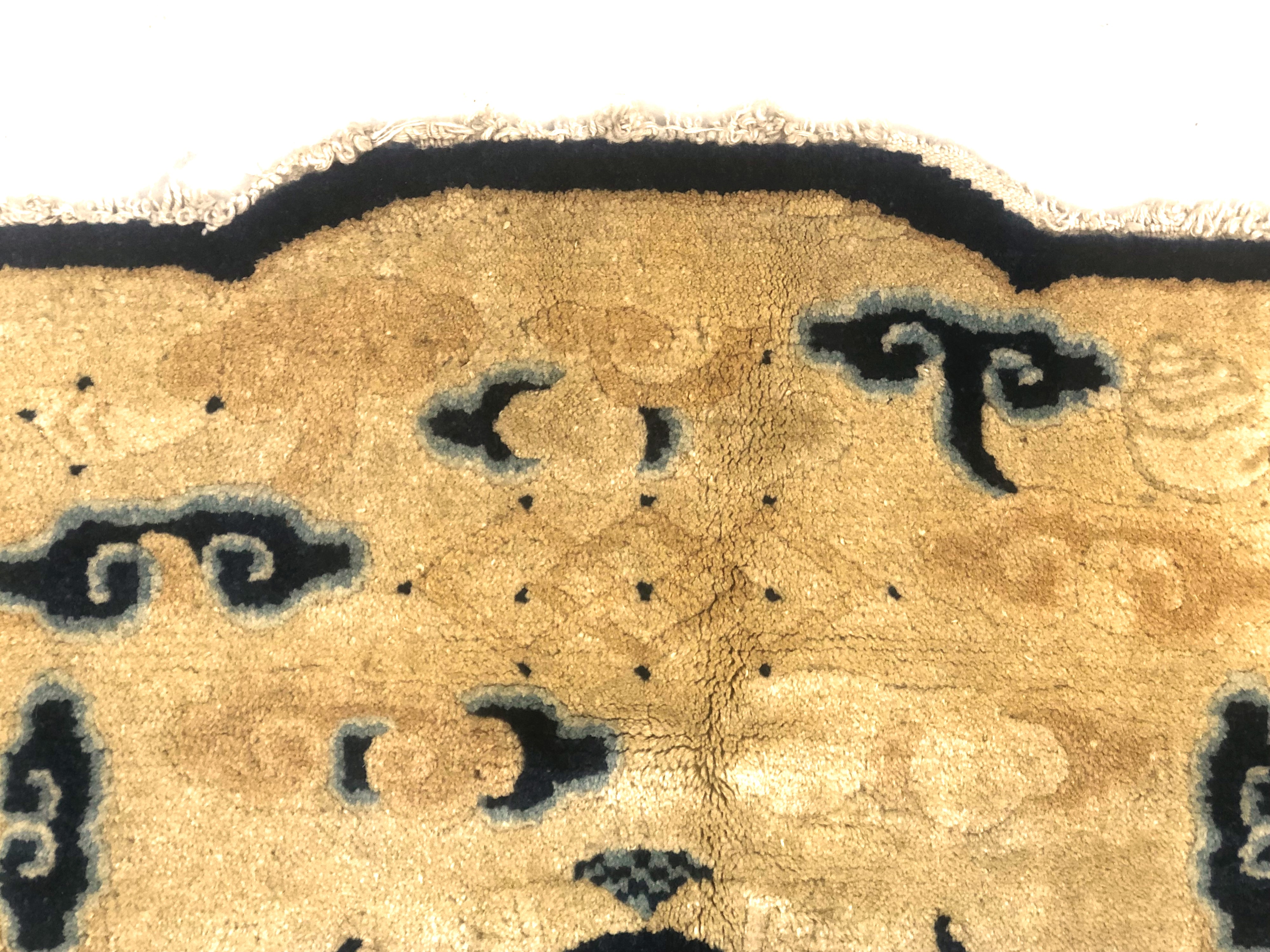 Tappeto da trono Ningxia. Cina