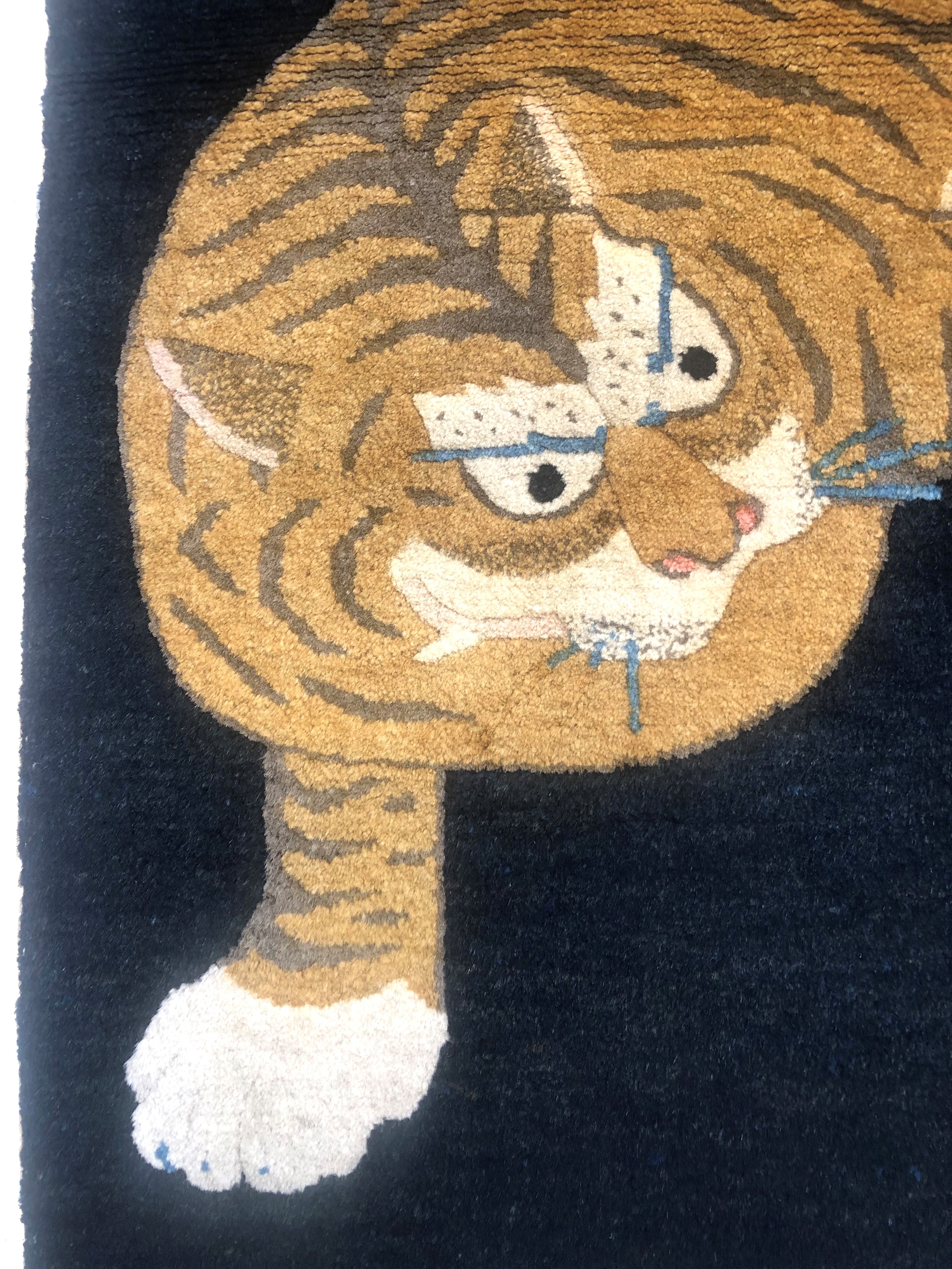 Tappeto Pekino disegno tigre. Cina