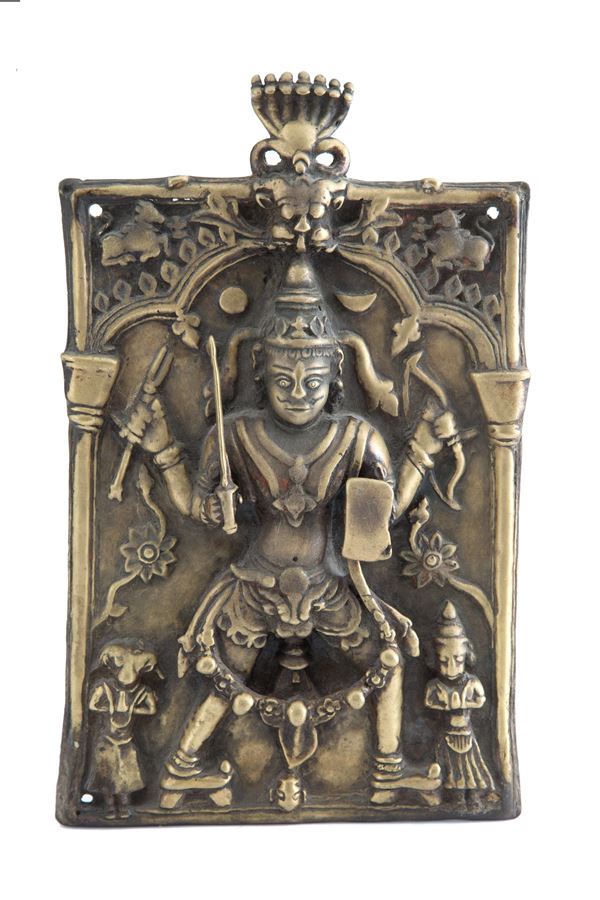 Bronze plaque "VIRABHADRA"