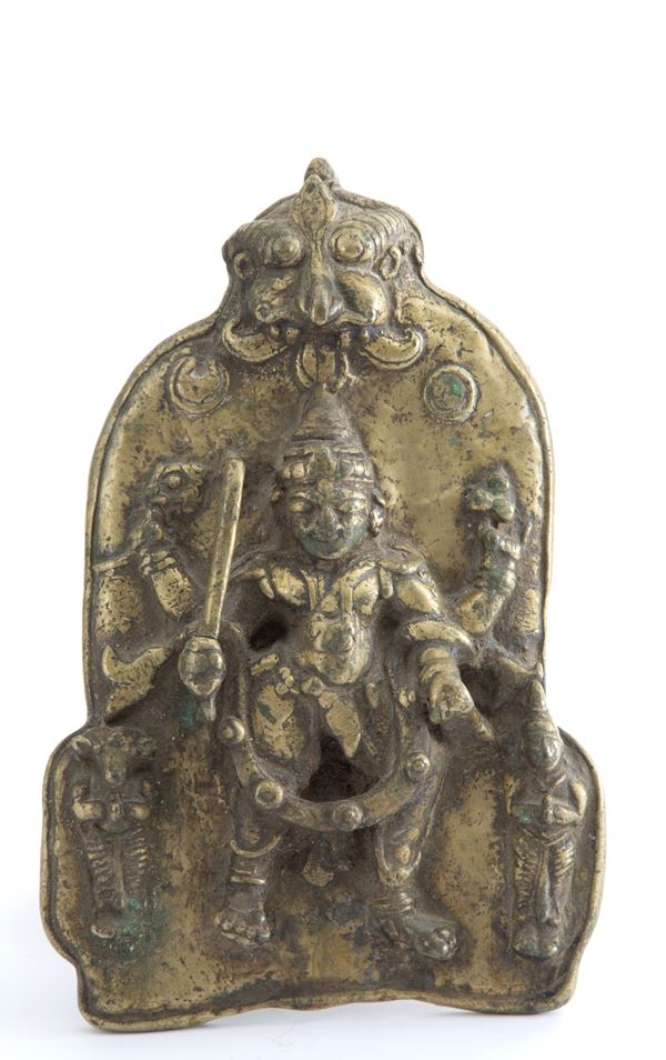 Bronze plaque "VIRABHADRA"