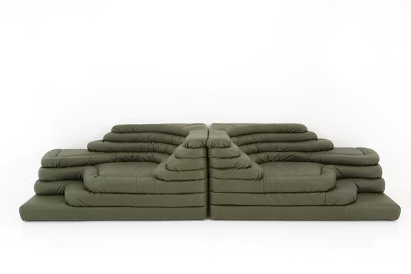 UBALD KLUG - Pair of Terrazza sofas for DE SEDE