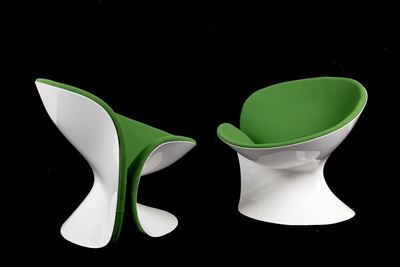 Coppia di Poltrone Girolle per Thonet