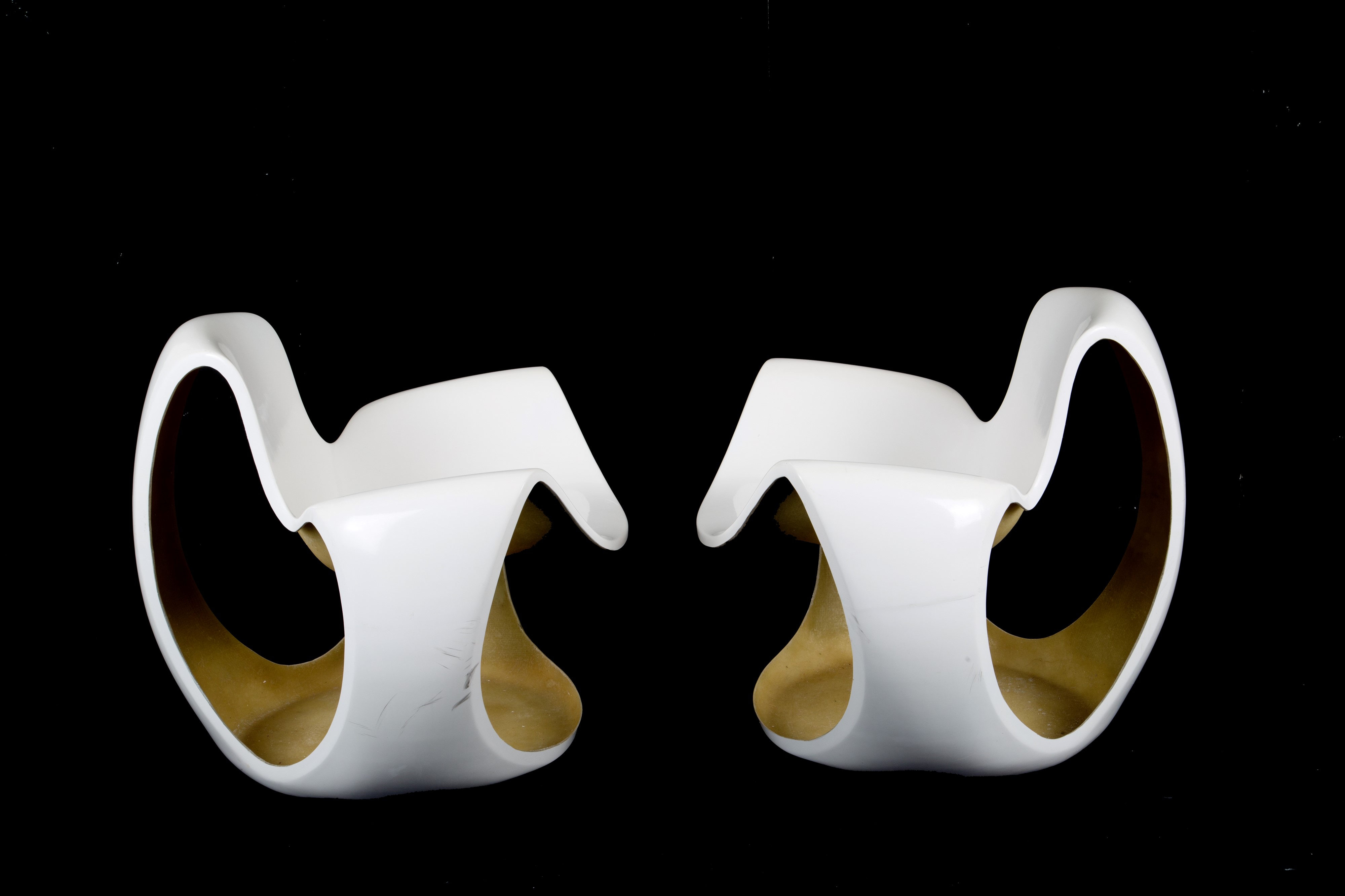 Danielle Quarante - Coppia di Poltrone Albatros per Airbone