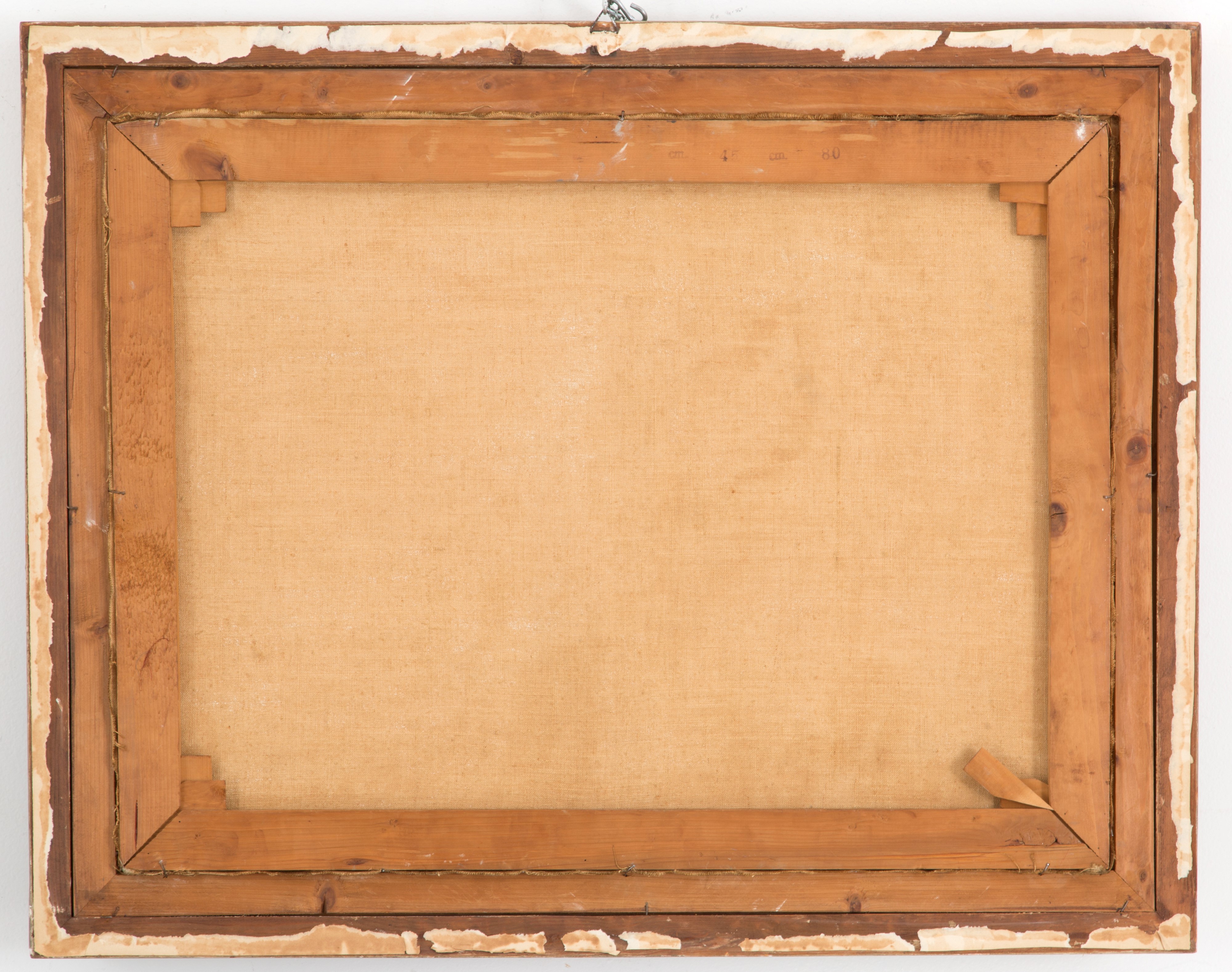 Dipinto "BORGO CON VIANDANTI"