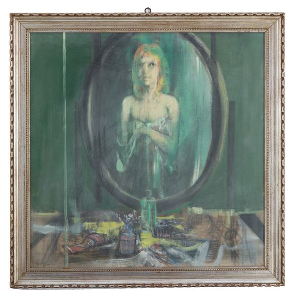 ALBERTO SUGHI - Painting &quot;IN THE MIRROR&quot;
