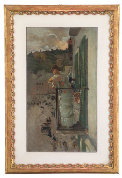 Dipinto "amore dal Balcone"