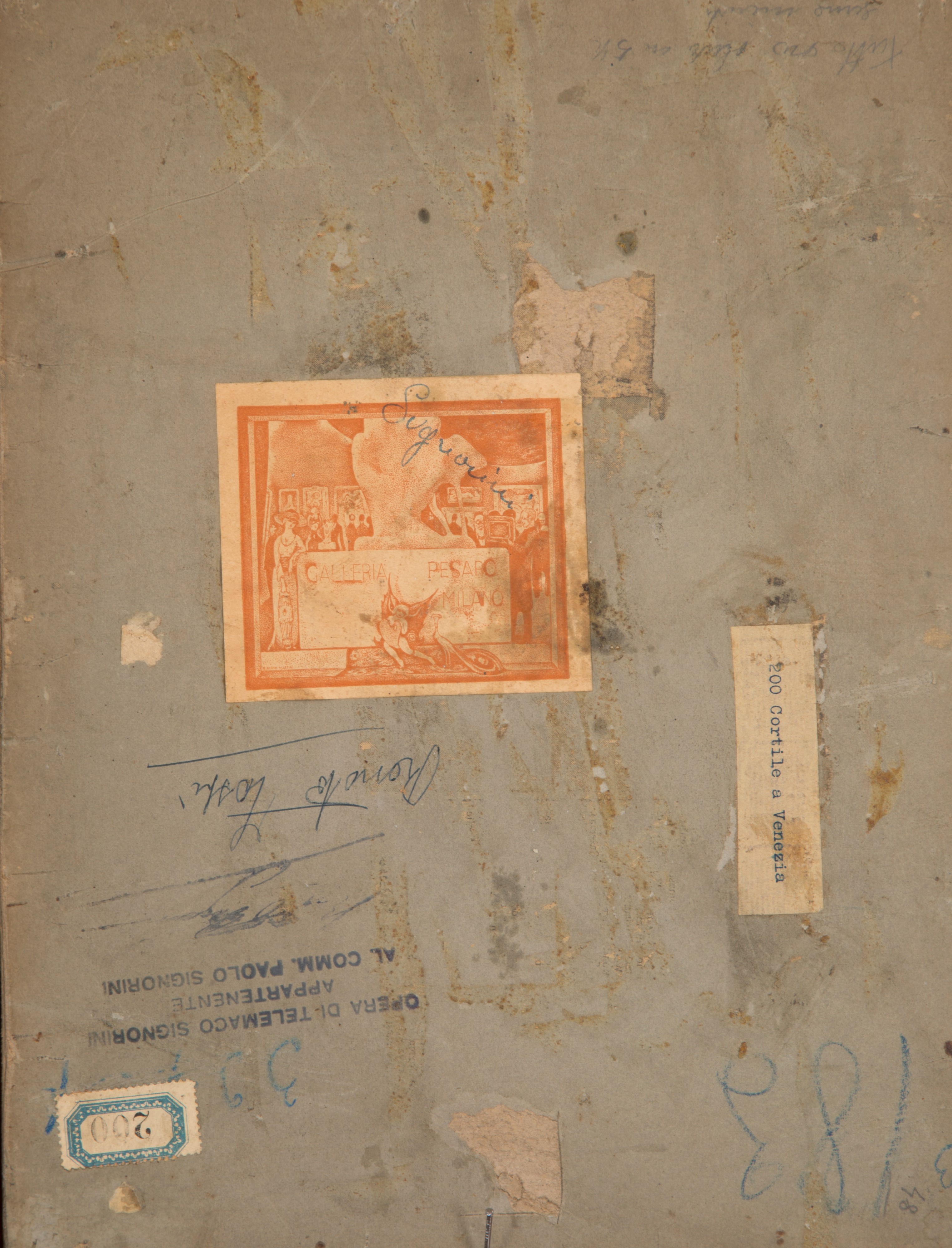 Dipinto "INTERNO CON POZZO"