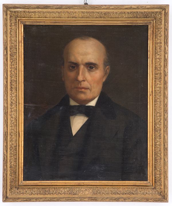 VICTORIANO  CODINA Y LANGLIN - Painting "PORTRAIT OF A GENTLEMAN"