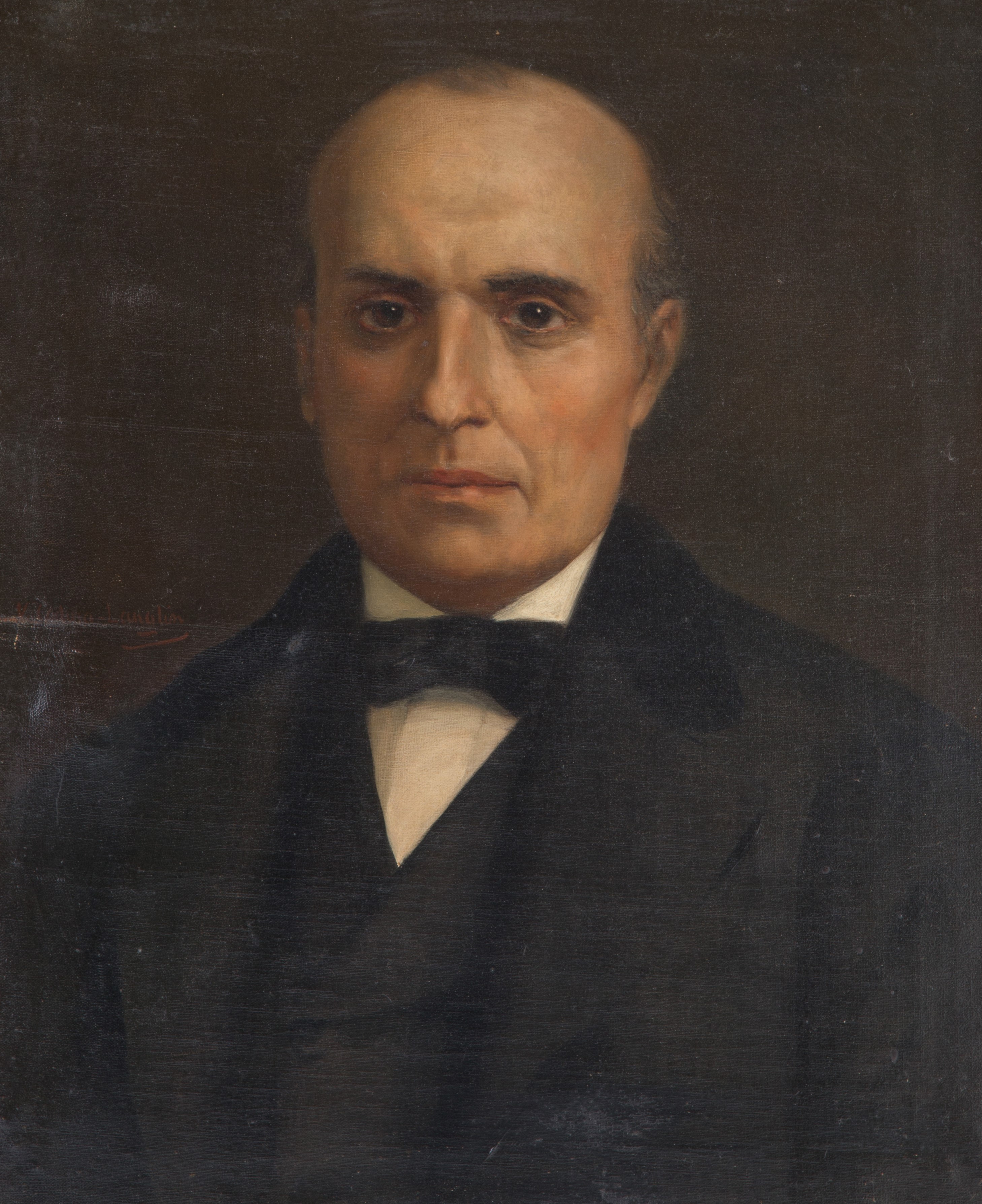 Victoriano Codina Y Langlin - Dipinto "ritratto di Gentiluomo"