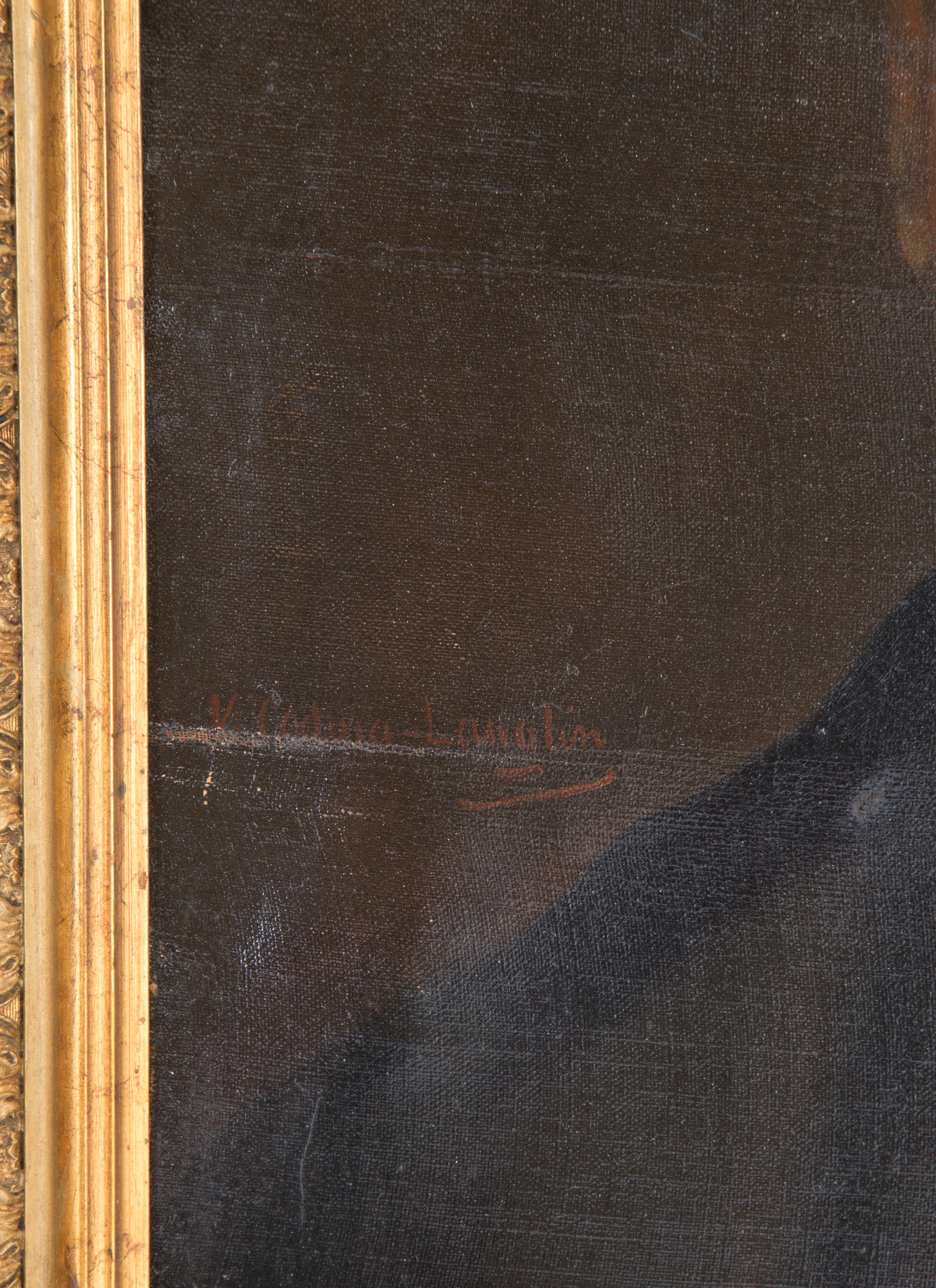 Victoriano Codina Y Langlin - Dipinto "ritratto di Gentiluomo"