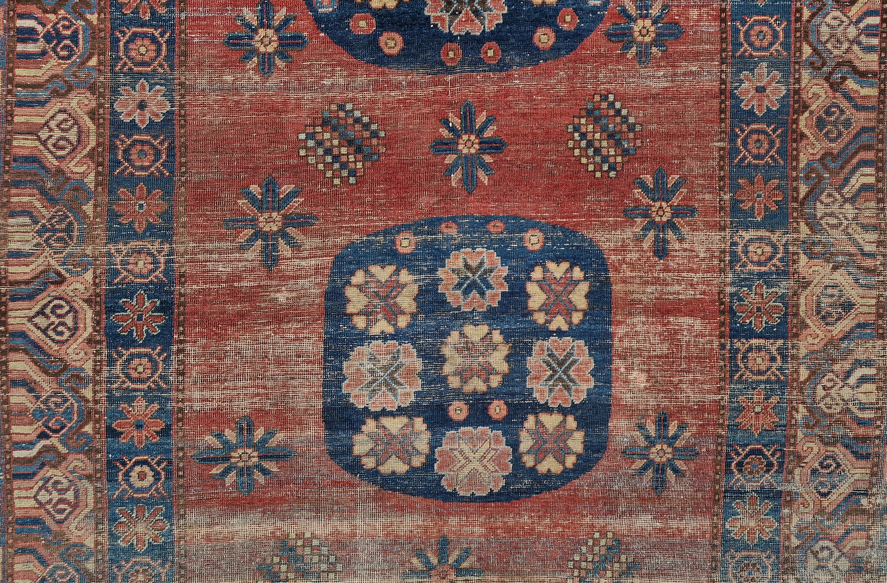 Tappeto Khotan. Turkestan Orientale