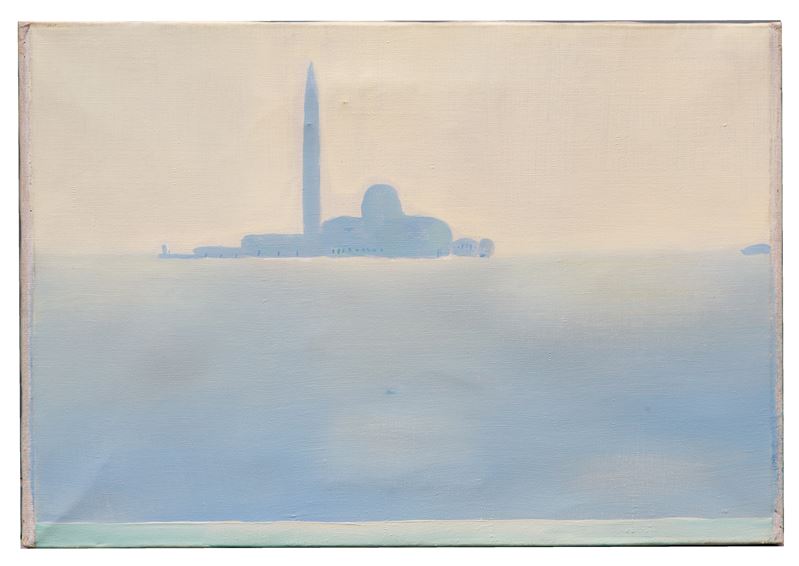 Virgilio Guidi - Dipinto "san Giorgio"