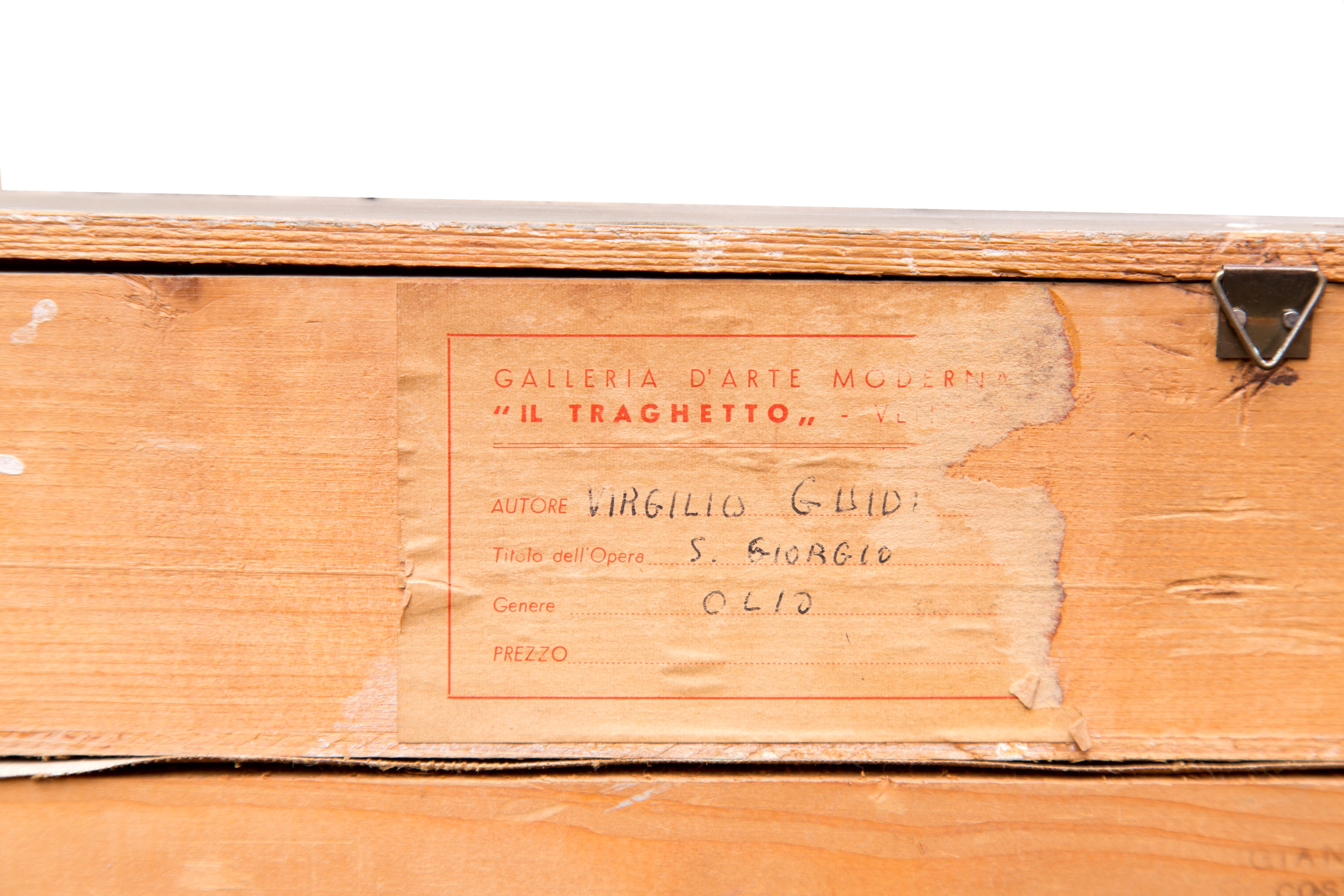 Virgilio Guidi - Dipinto "san Giorgio"