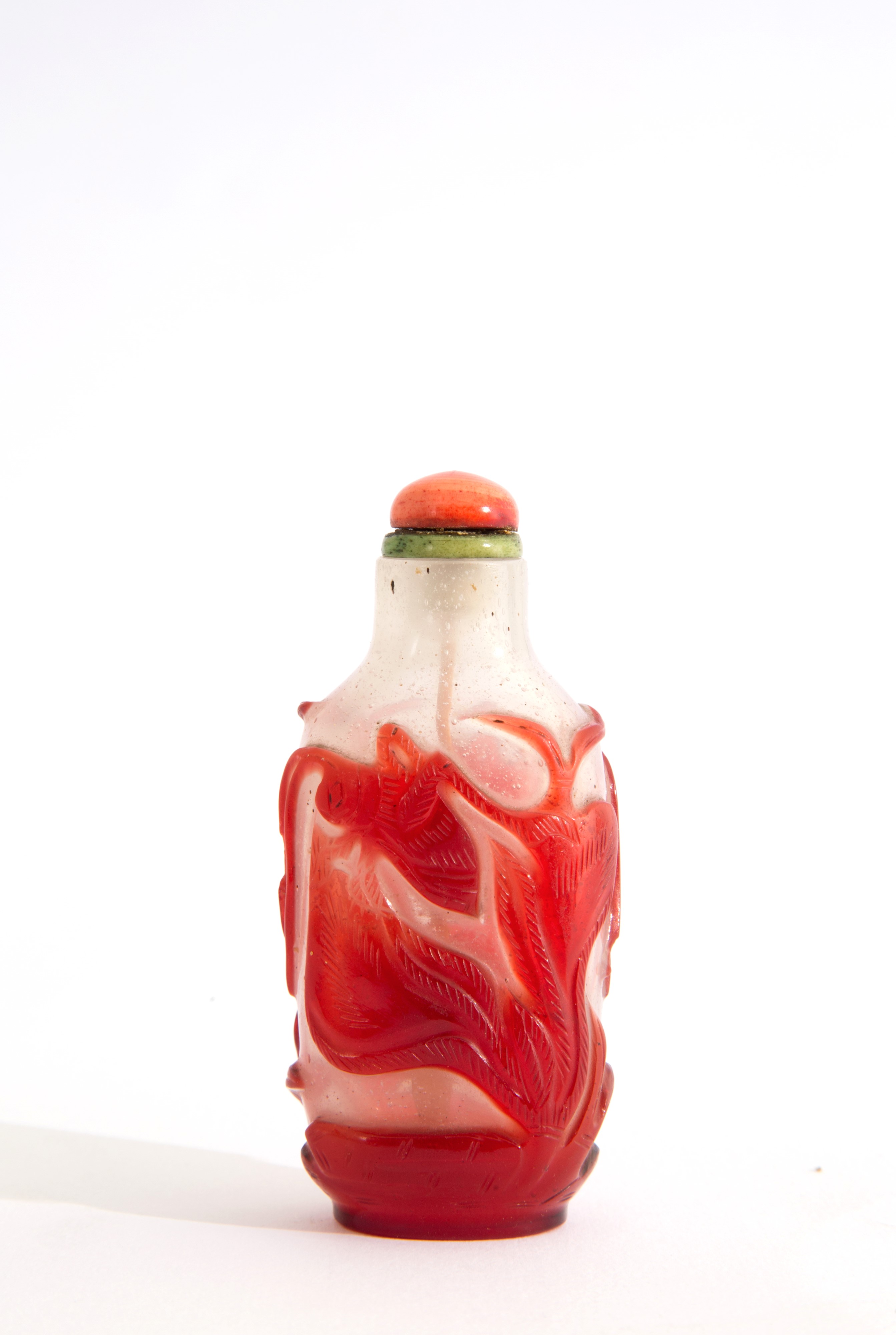 Snuff bottle in vetro