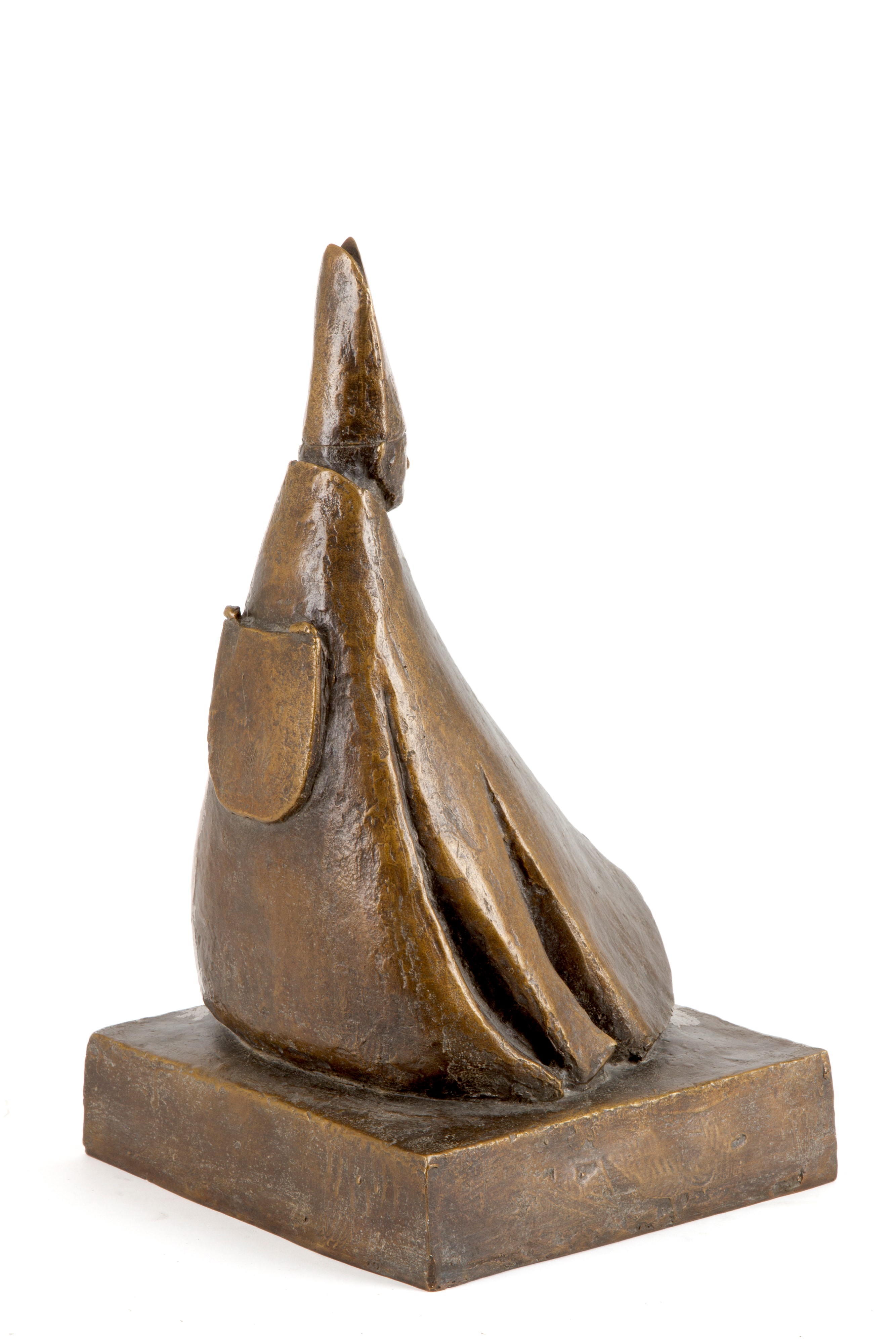 Giacomo Manzu' - Scultura "cardinale Seduto"
