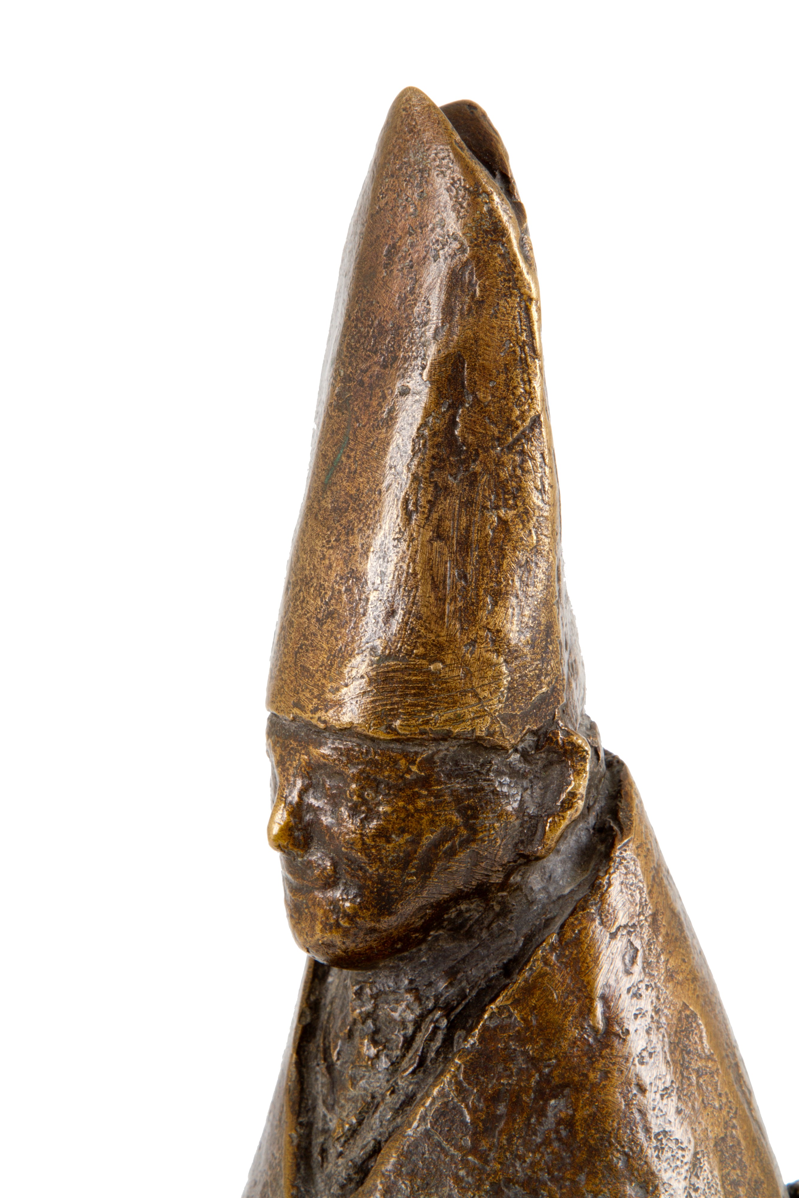 Giacomo Manzu' - Scultura "cardinale Seduto"