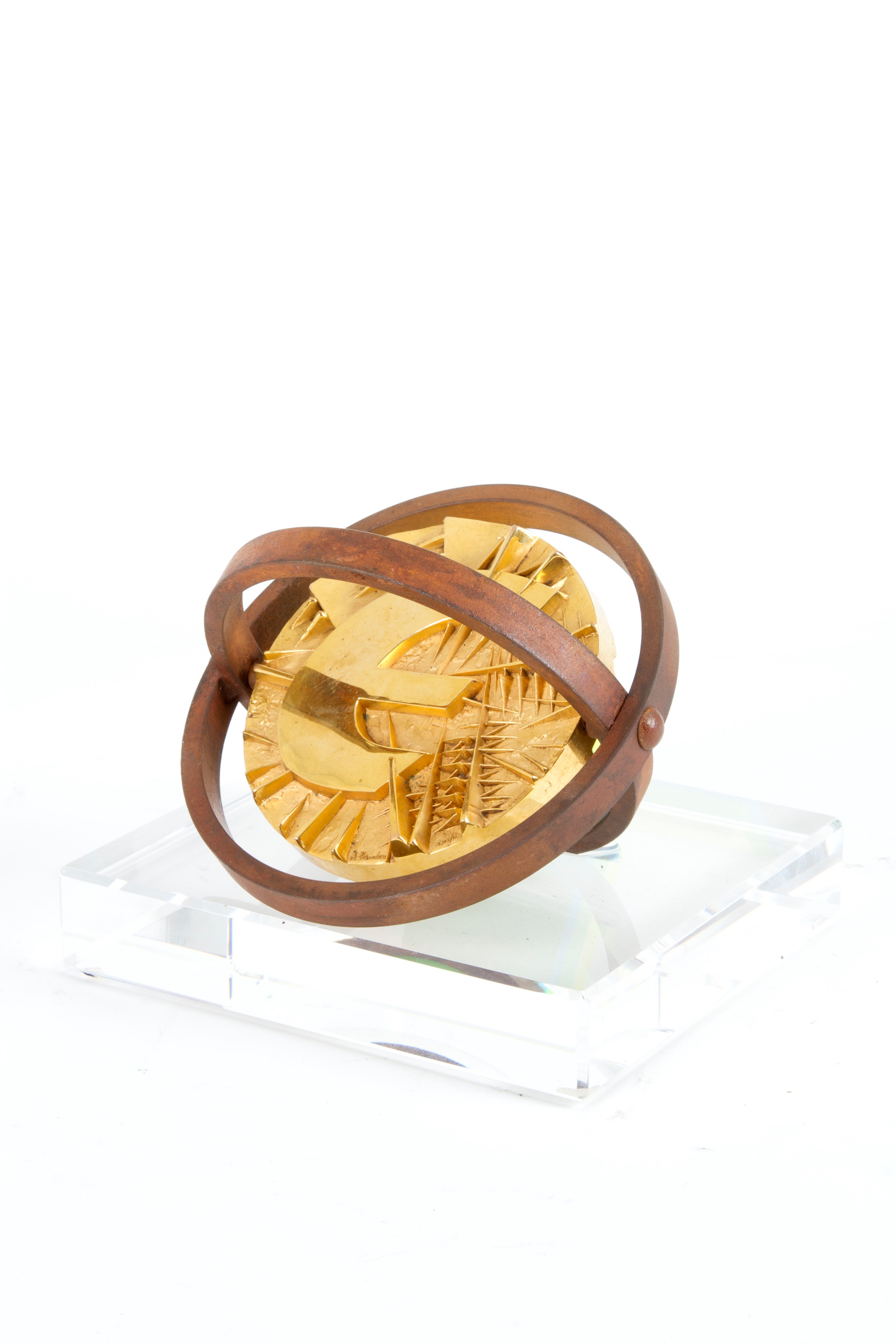 Arnaldo Pomodoro - Scultura "giroscopio"