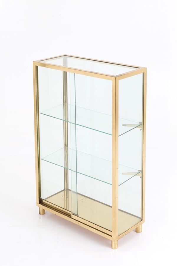 Brass display cabinet