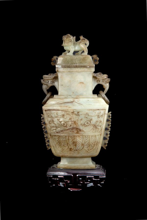 Jade vase