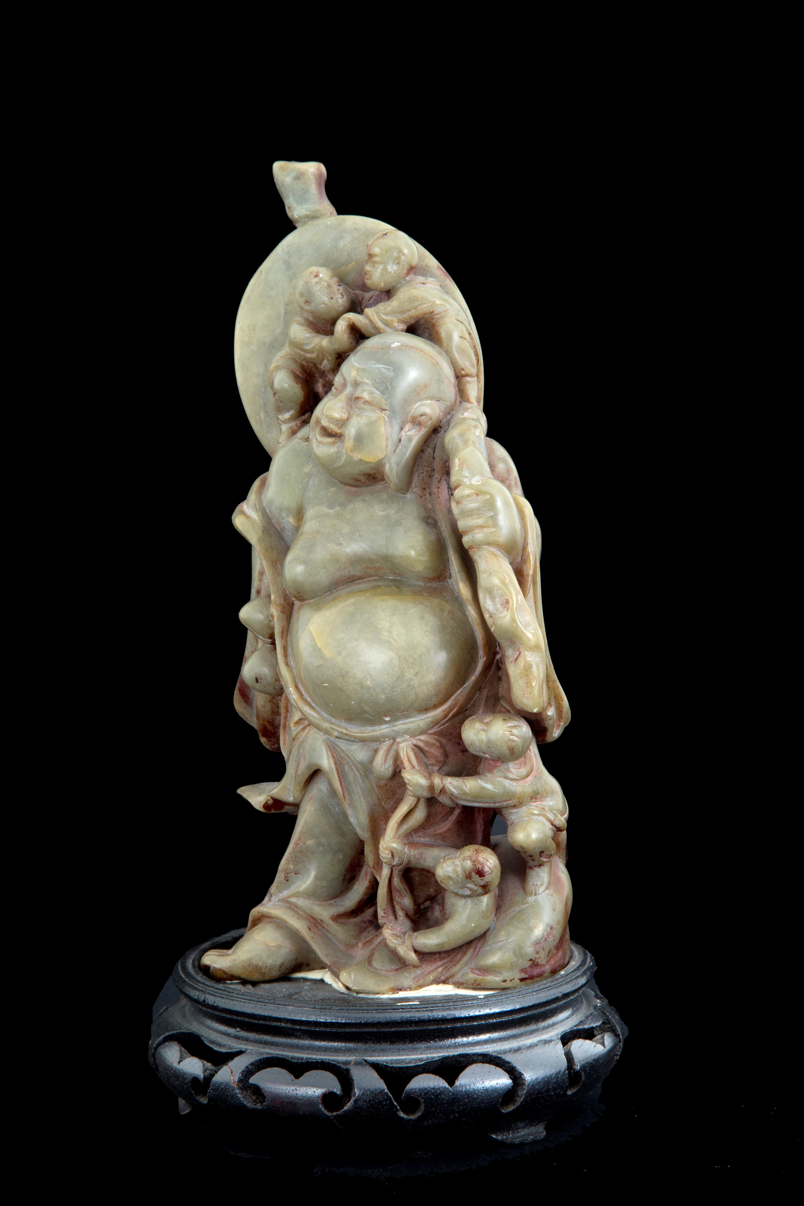 Scultura "BUDDHA CON BAMBINI"