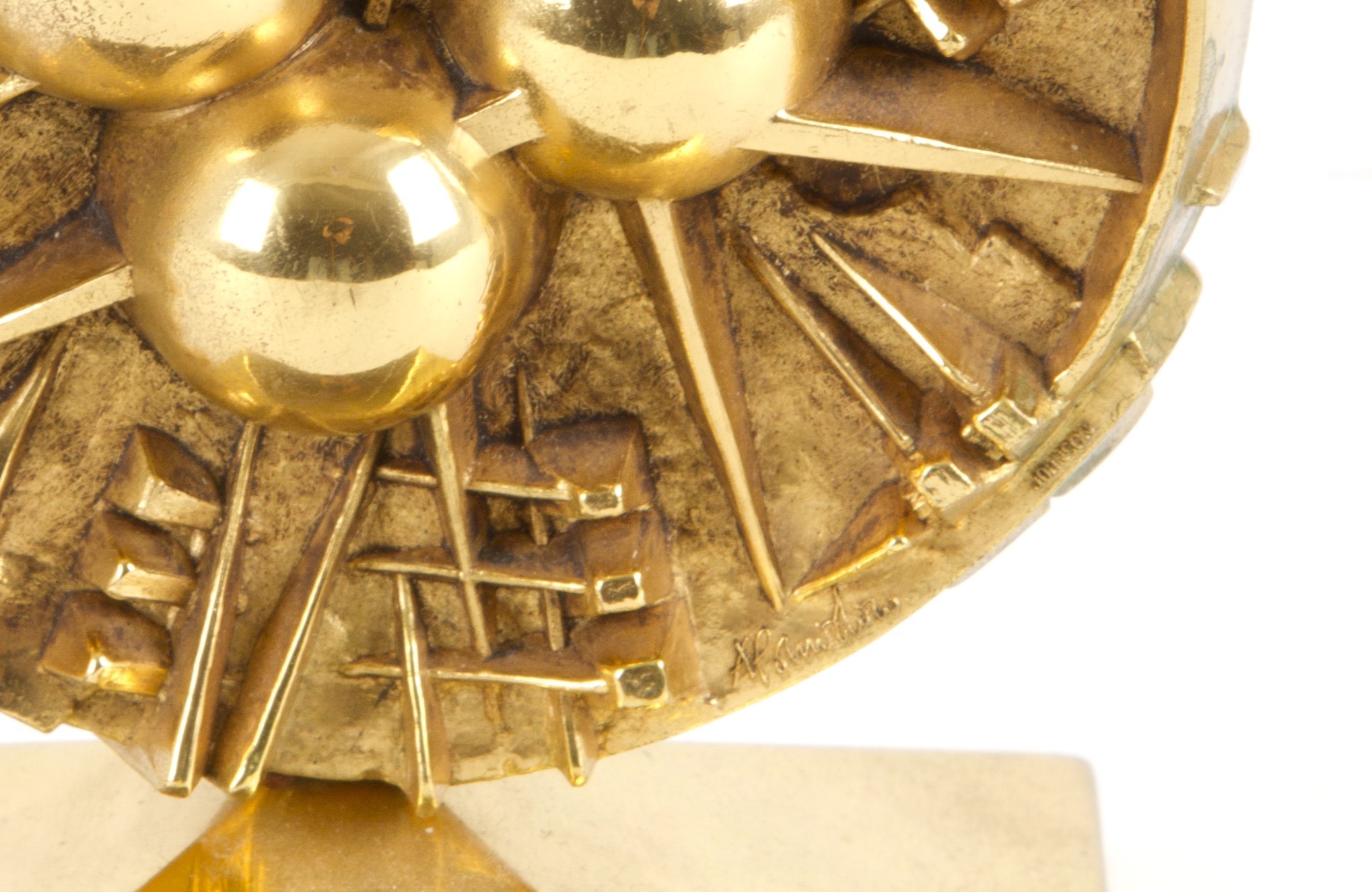 Arnaldo Pomodoro - Scultura "disco". Esemplare 14/50