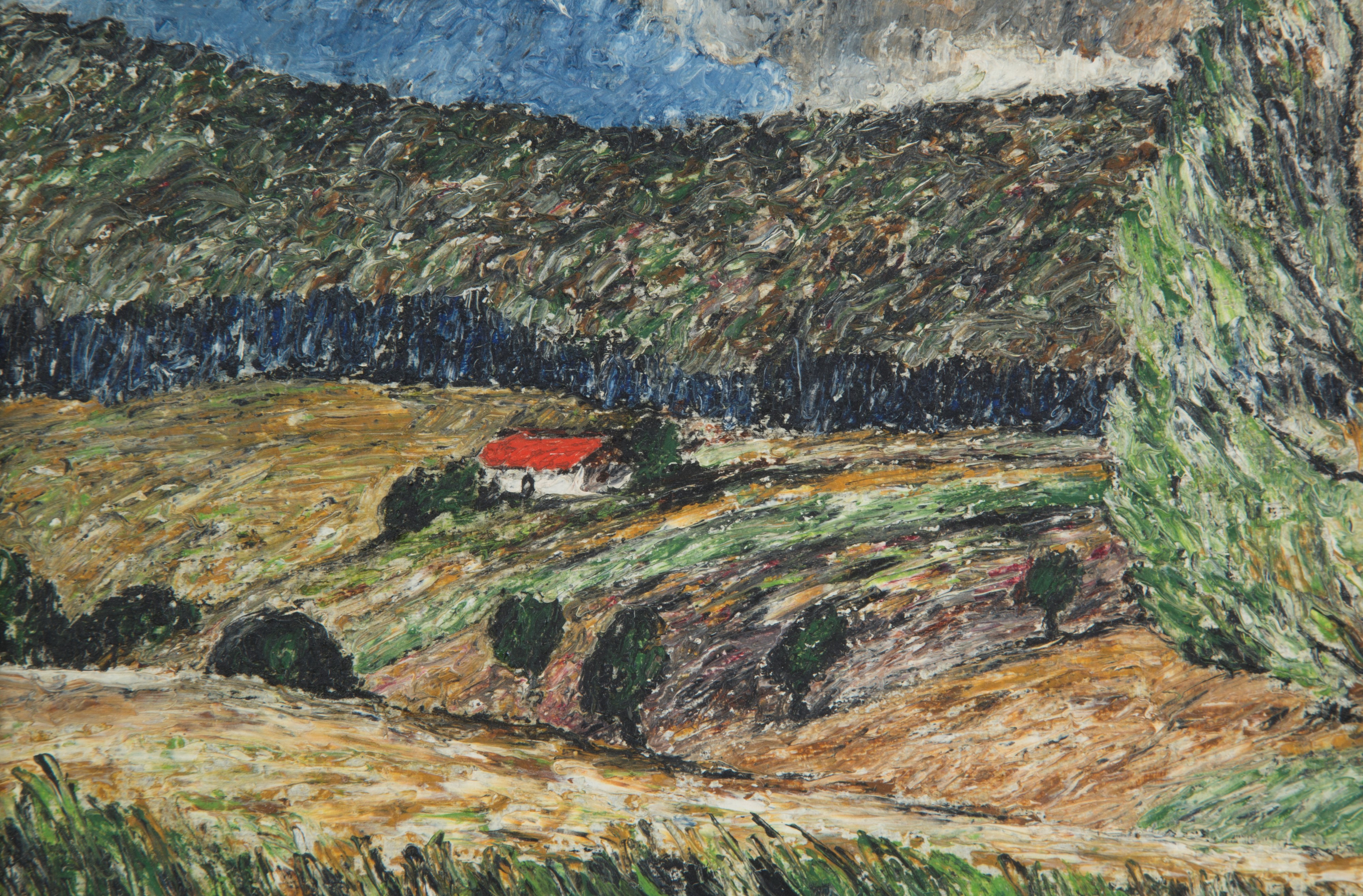 Karoly Kotasz - Dipinto "paesaggio"