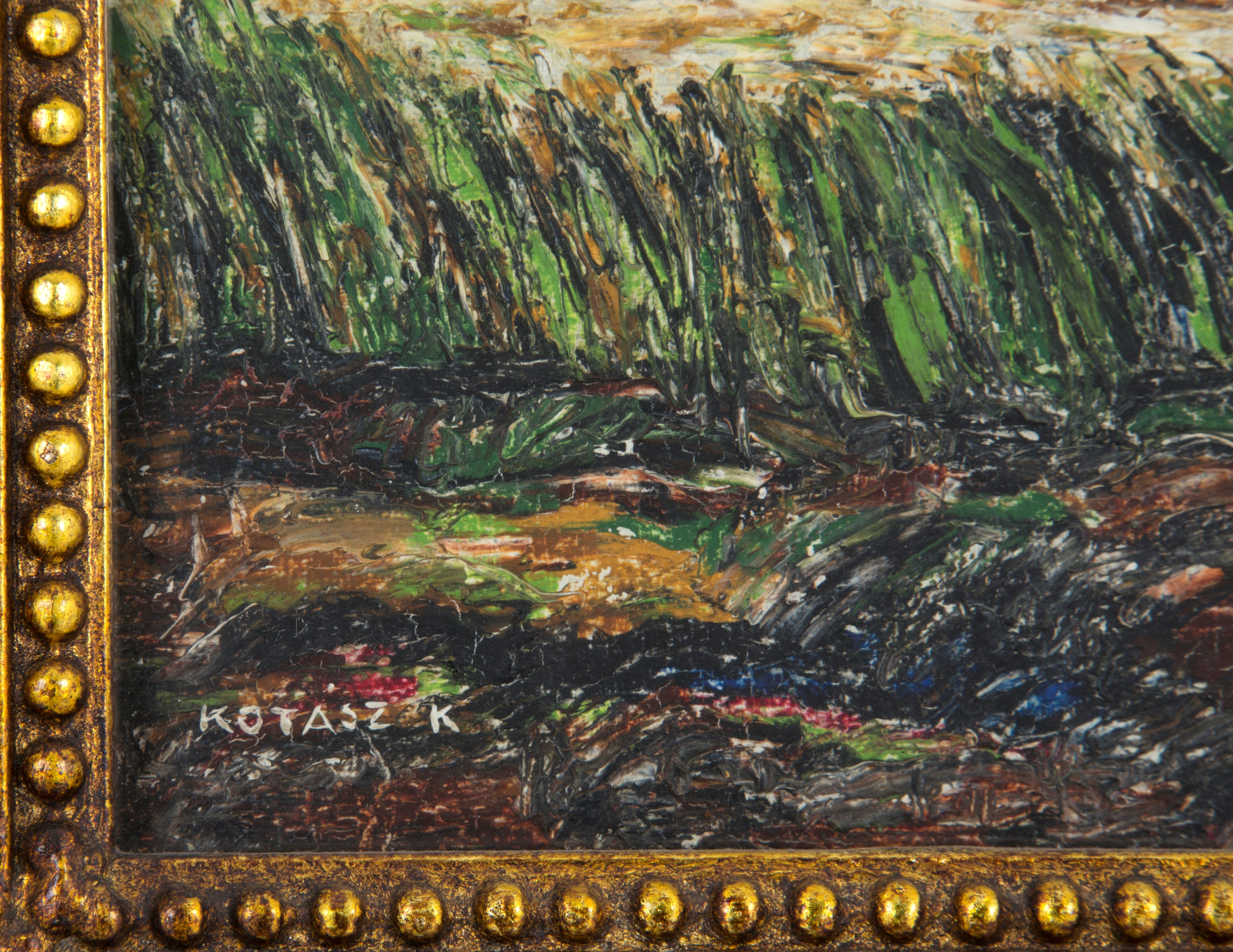 Karoly Kotasz - Dipinto "paesaggio"