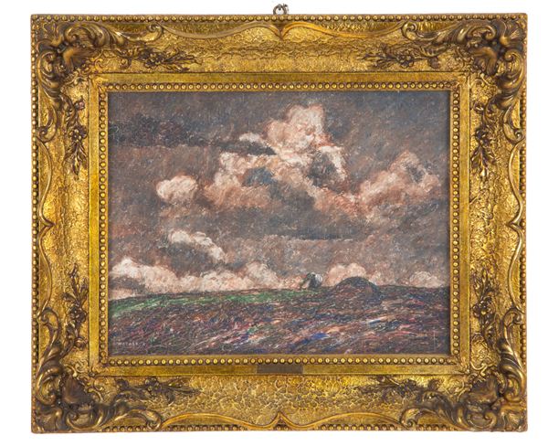 KAROLY KOTASZ - Painting "LANDSCAPE"