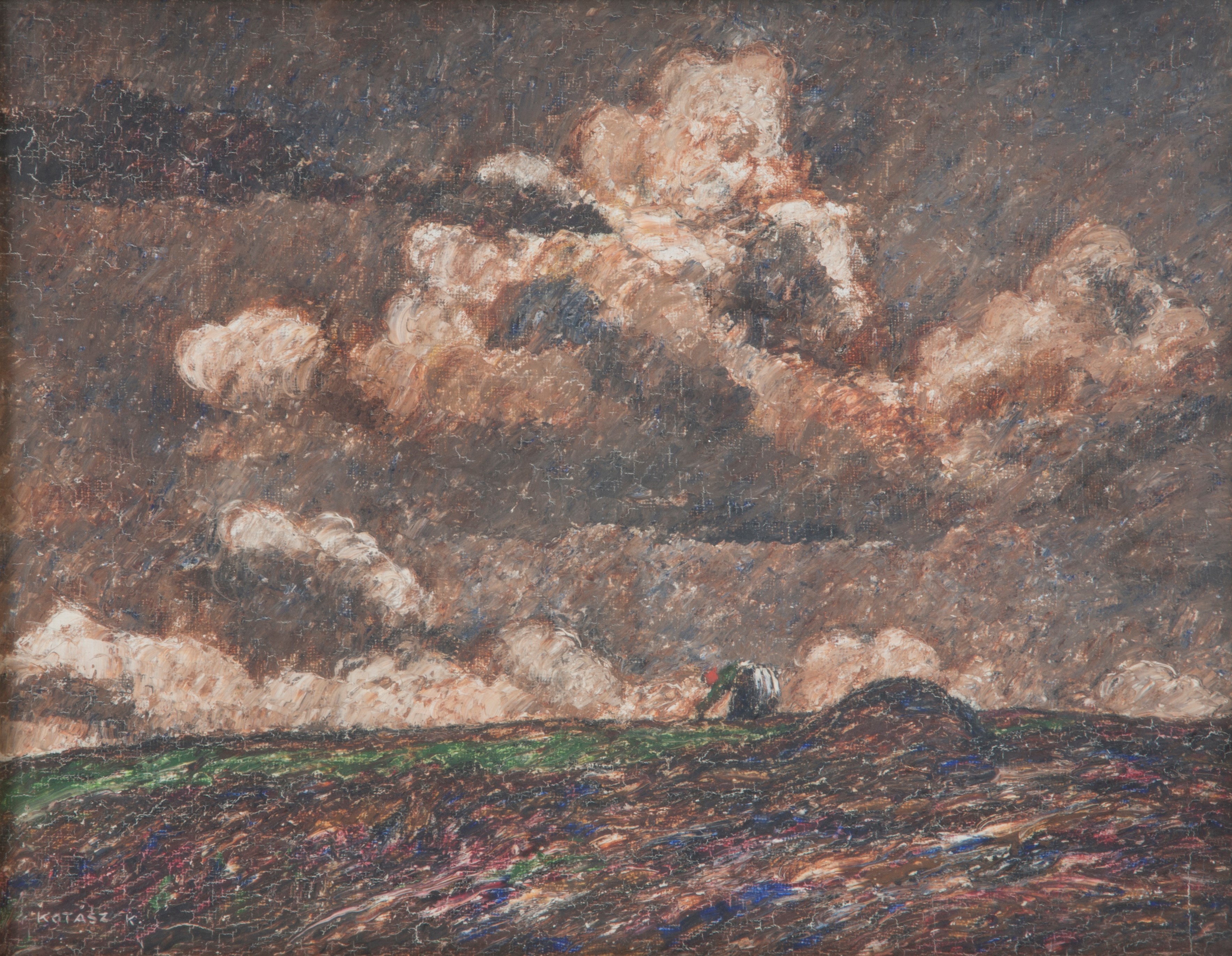 Karoly Kotasz - Dipinto "paesaggio"