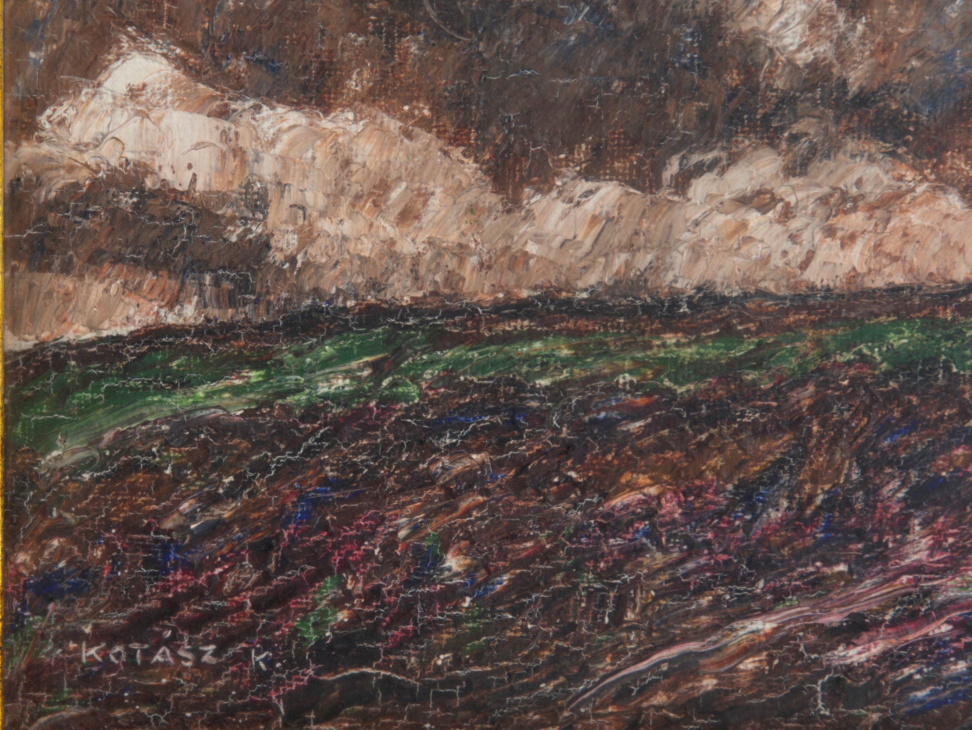 Karoly Kotasz - Dipinto "paesaggio"