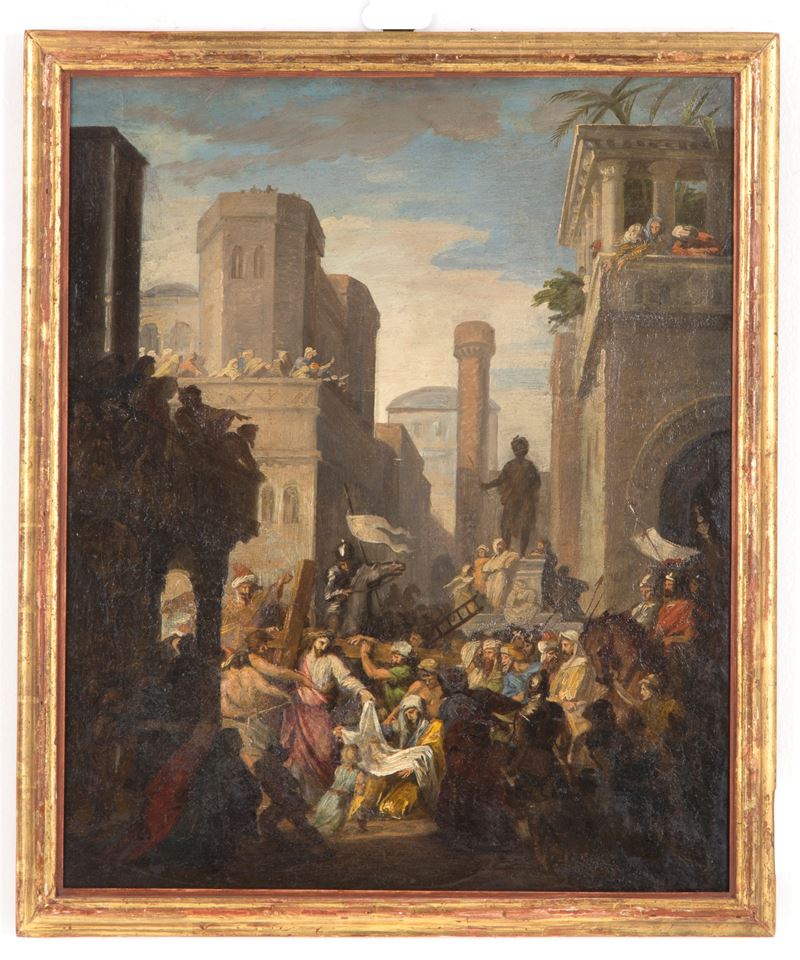 Dipinto "vi Stazione della Via Crucis"