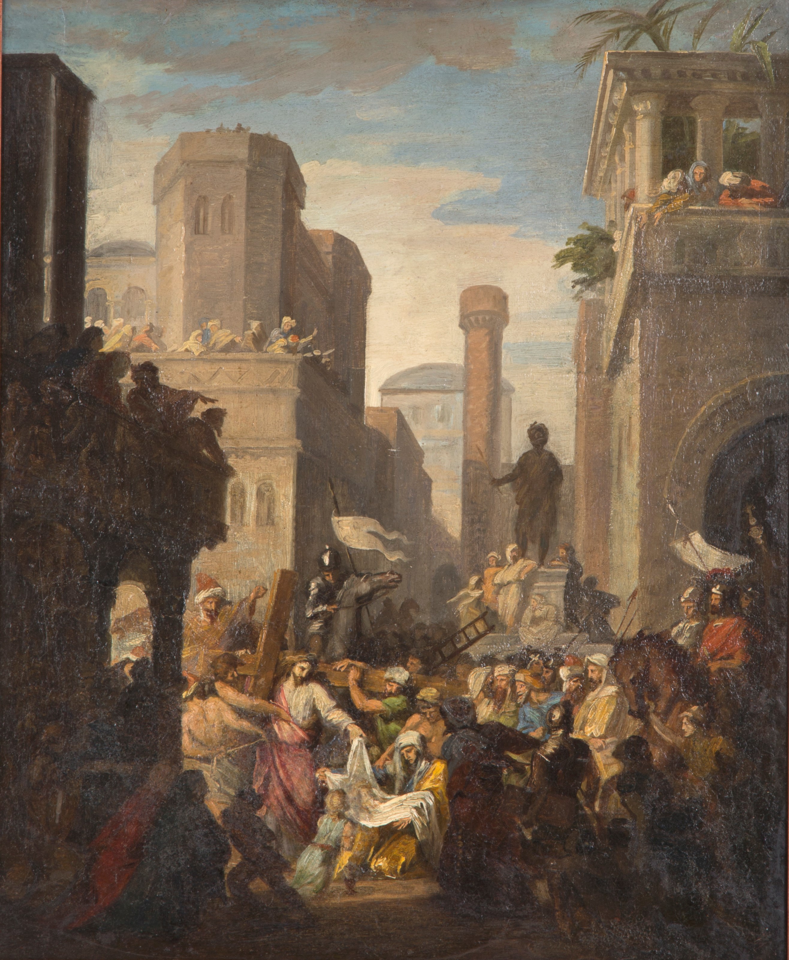 Dipinto "vi Stazione della Via Crucis"