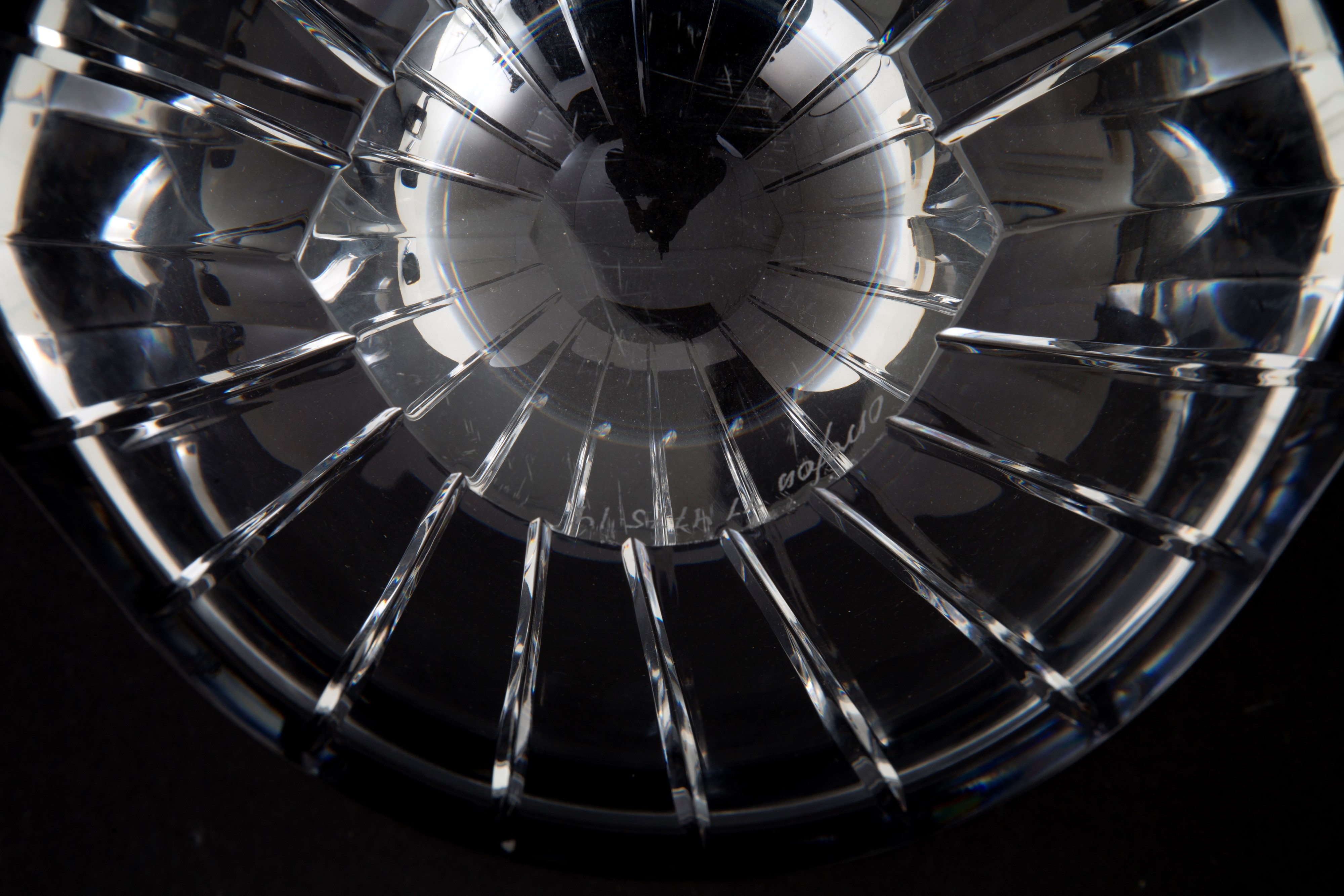 Centrotavola in cristallo