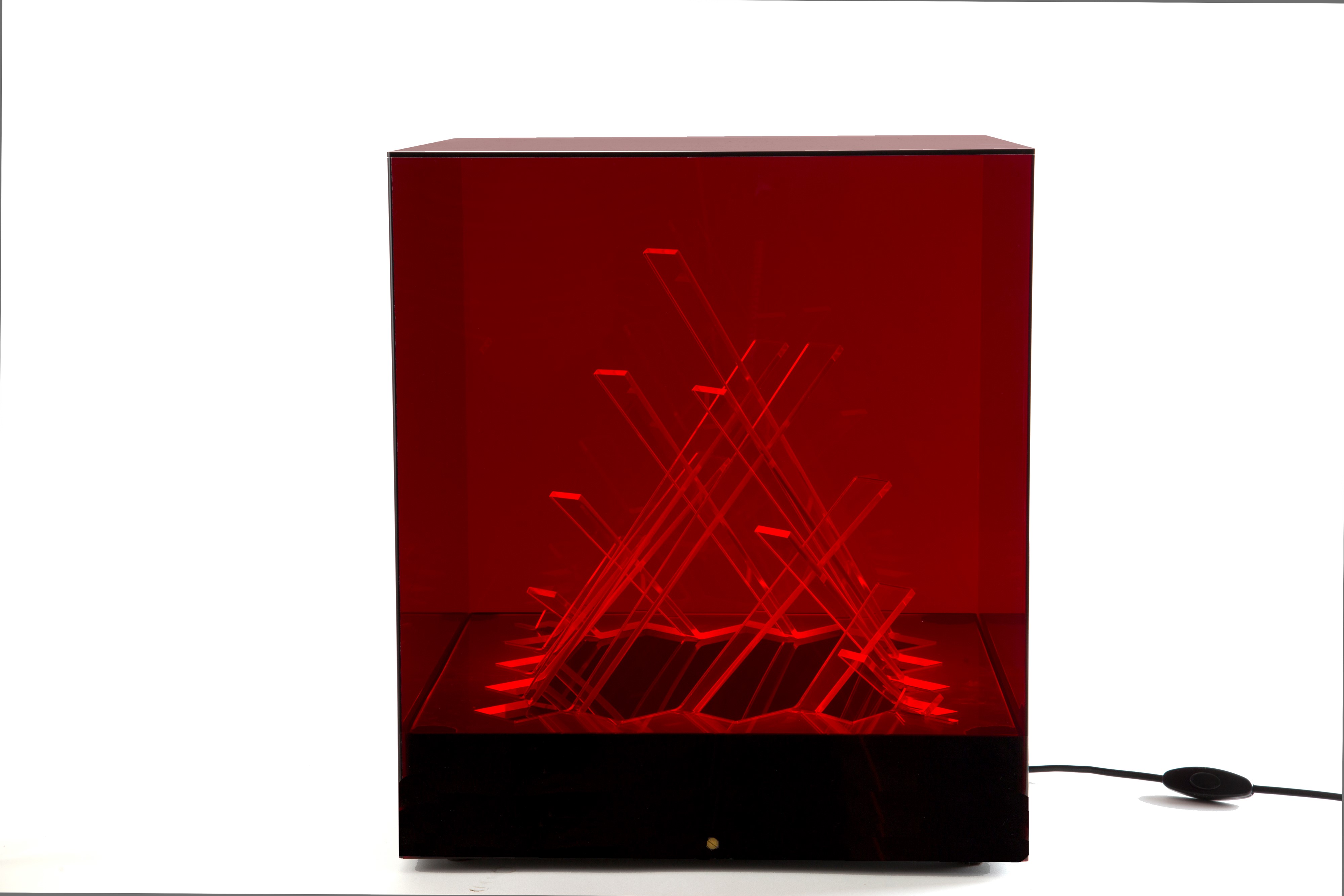 James Riviere - Lampada Cubo di Teo per Centro Ricerche Arte Industria Lissone
