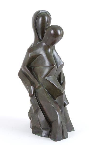 Scultura in Bronzo "maternita' "