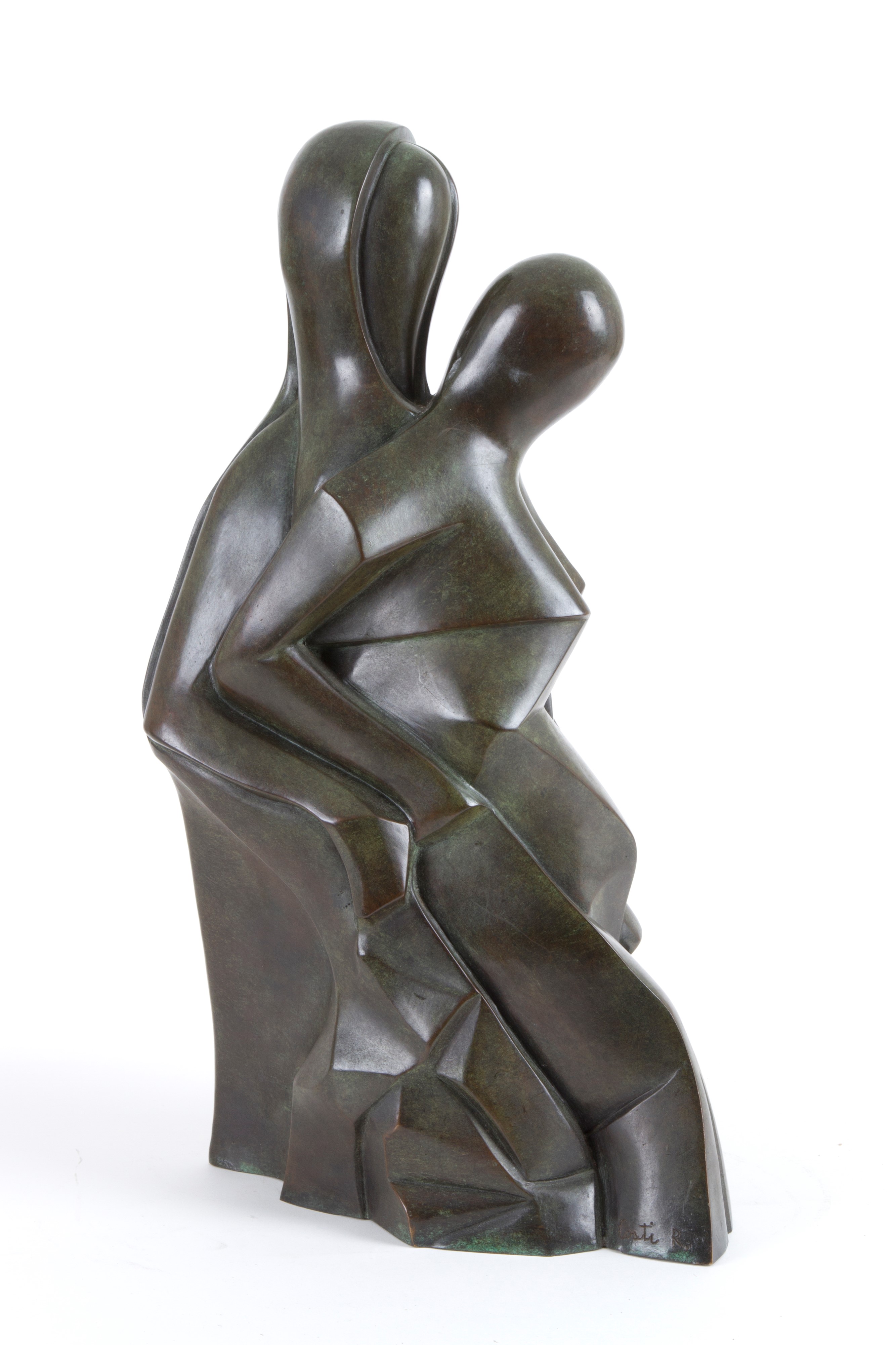 Romano Costi - Scultura in Bronzo "maternita' "