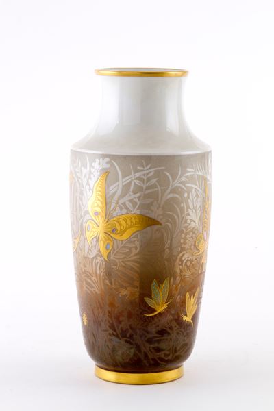 Vaso in Porcellana. Arte Morbelli