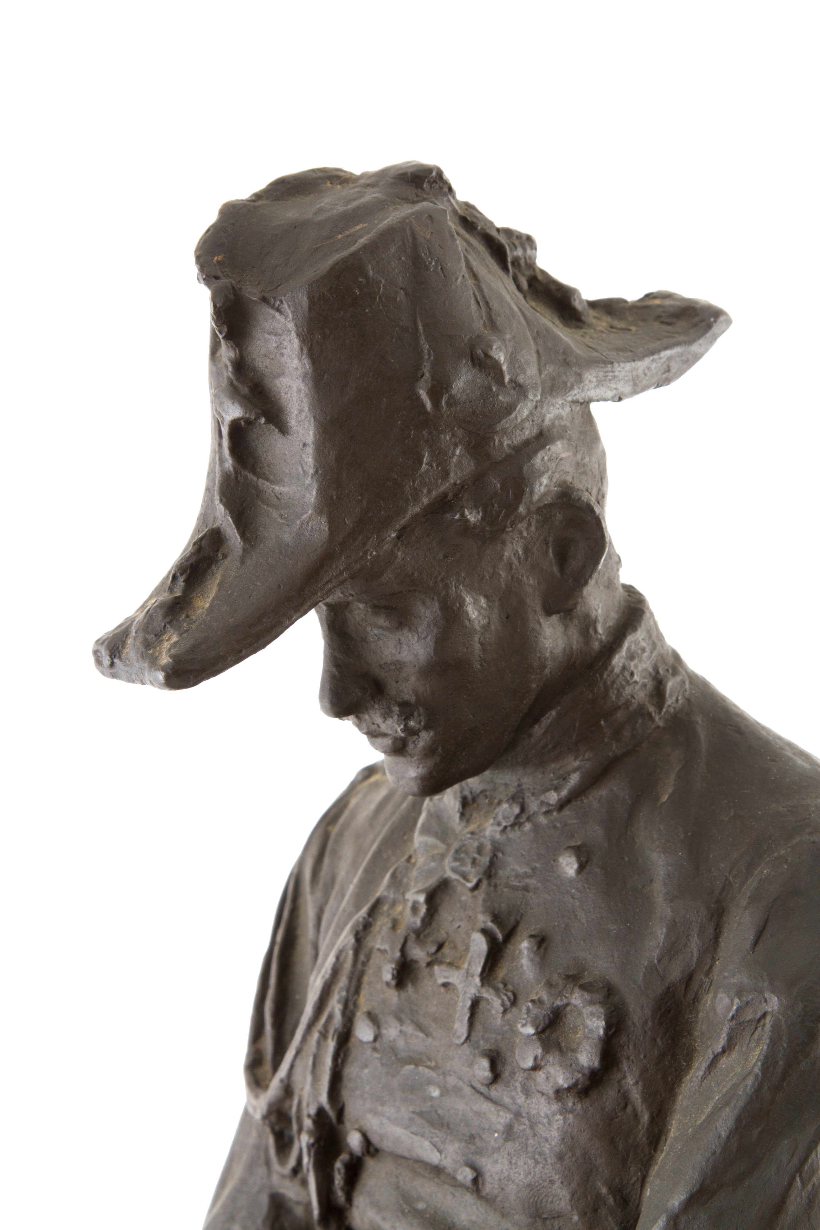 Raffaello Romanelli - Scultura in Bronzo "carlo Alberto di Savoia a Cavallo"