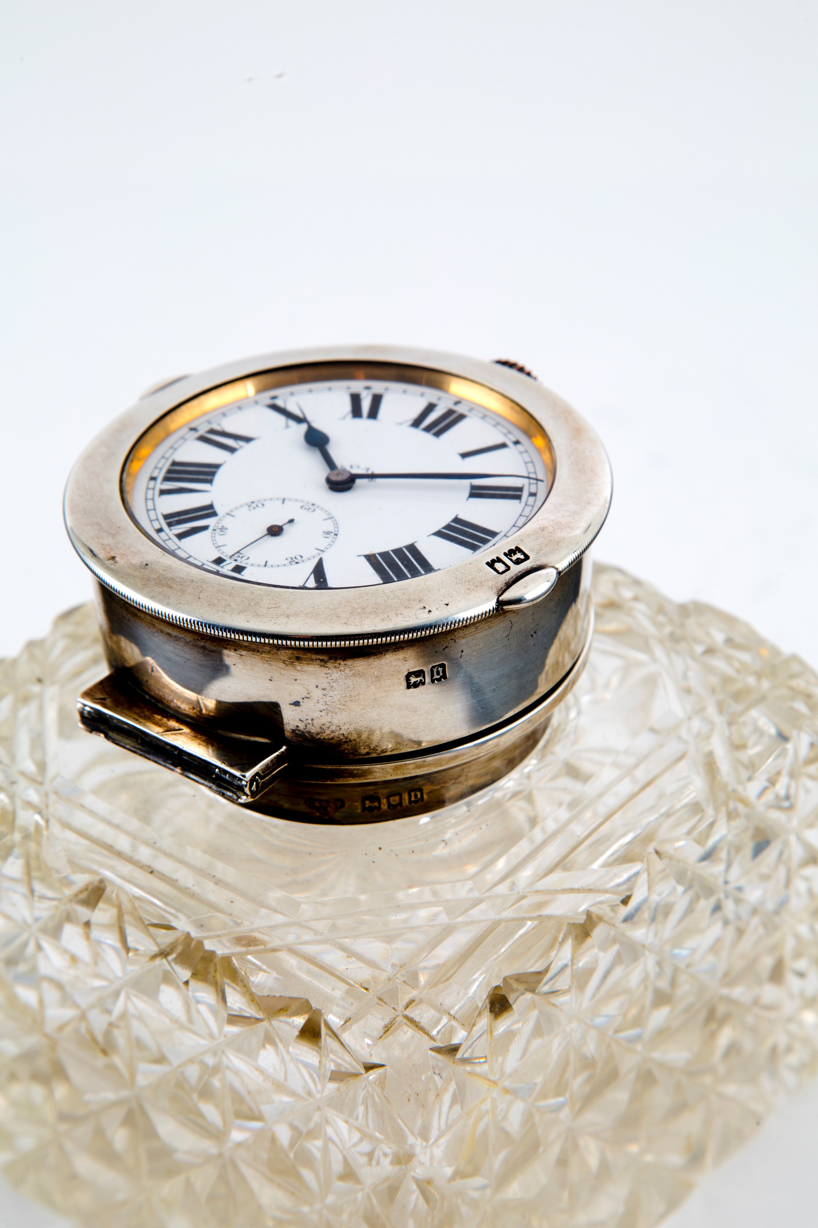 Bottiglia con orologio